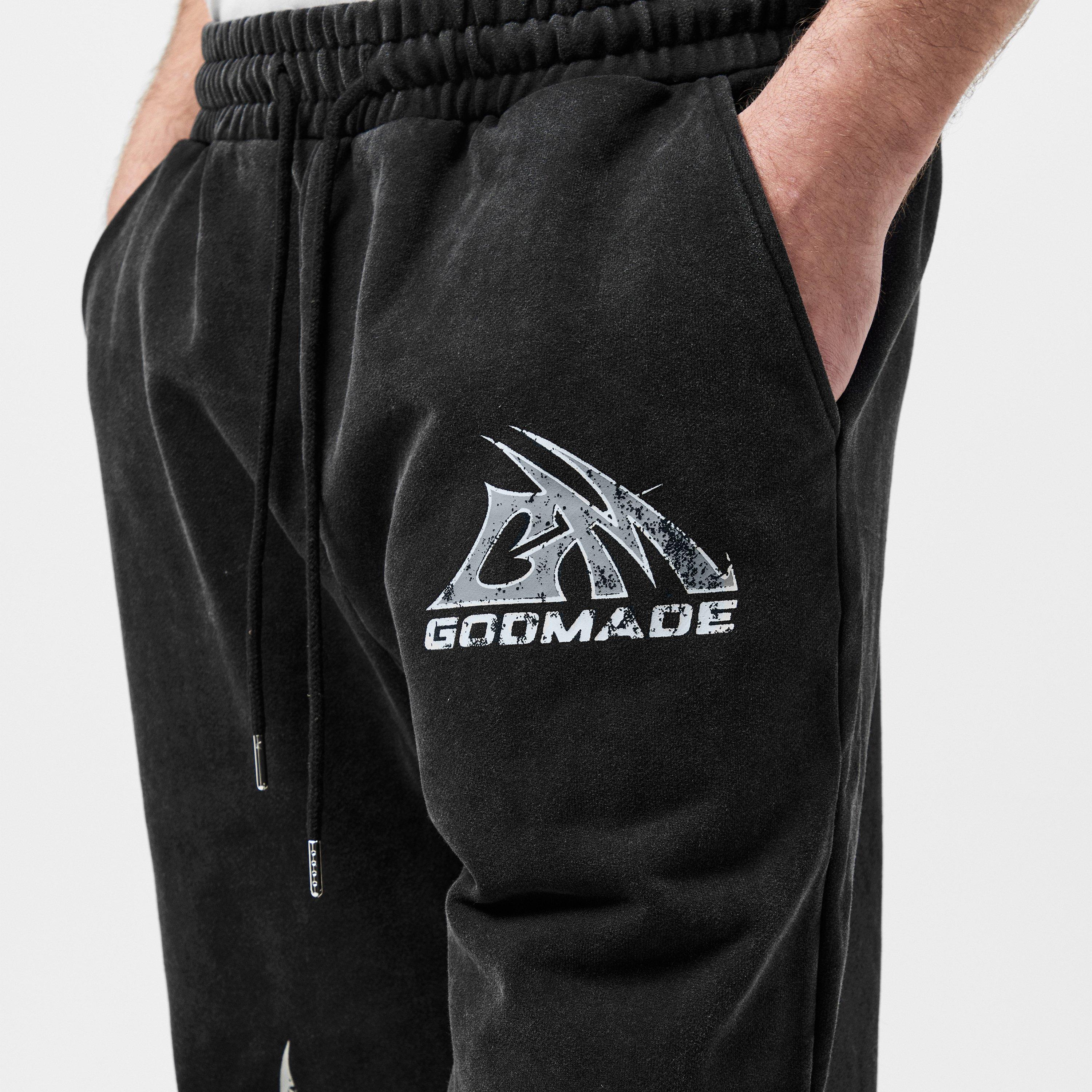 Black - God Made - Gm Logo Sweatpants - 5