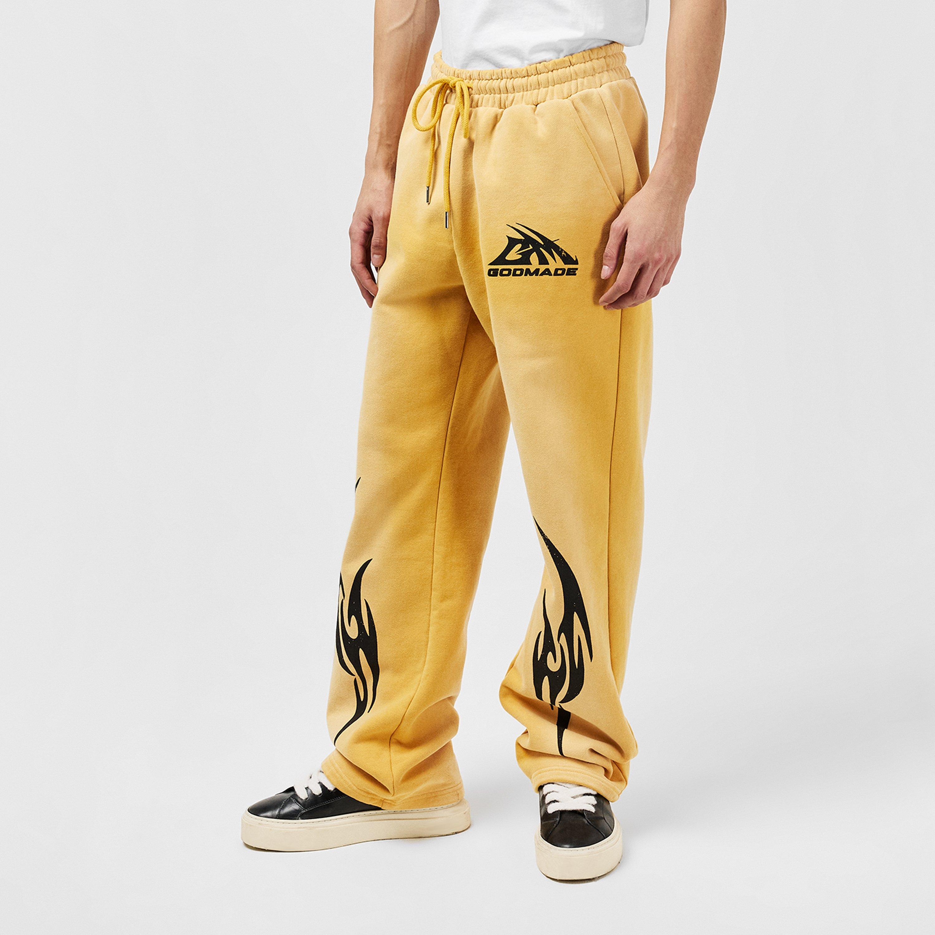 Yellow - God Made - Gm Logo Sweatpants - 2
