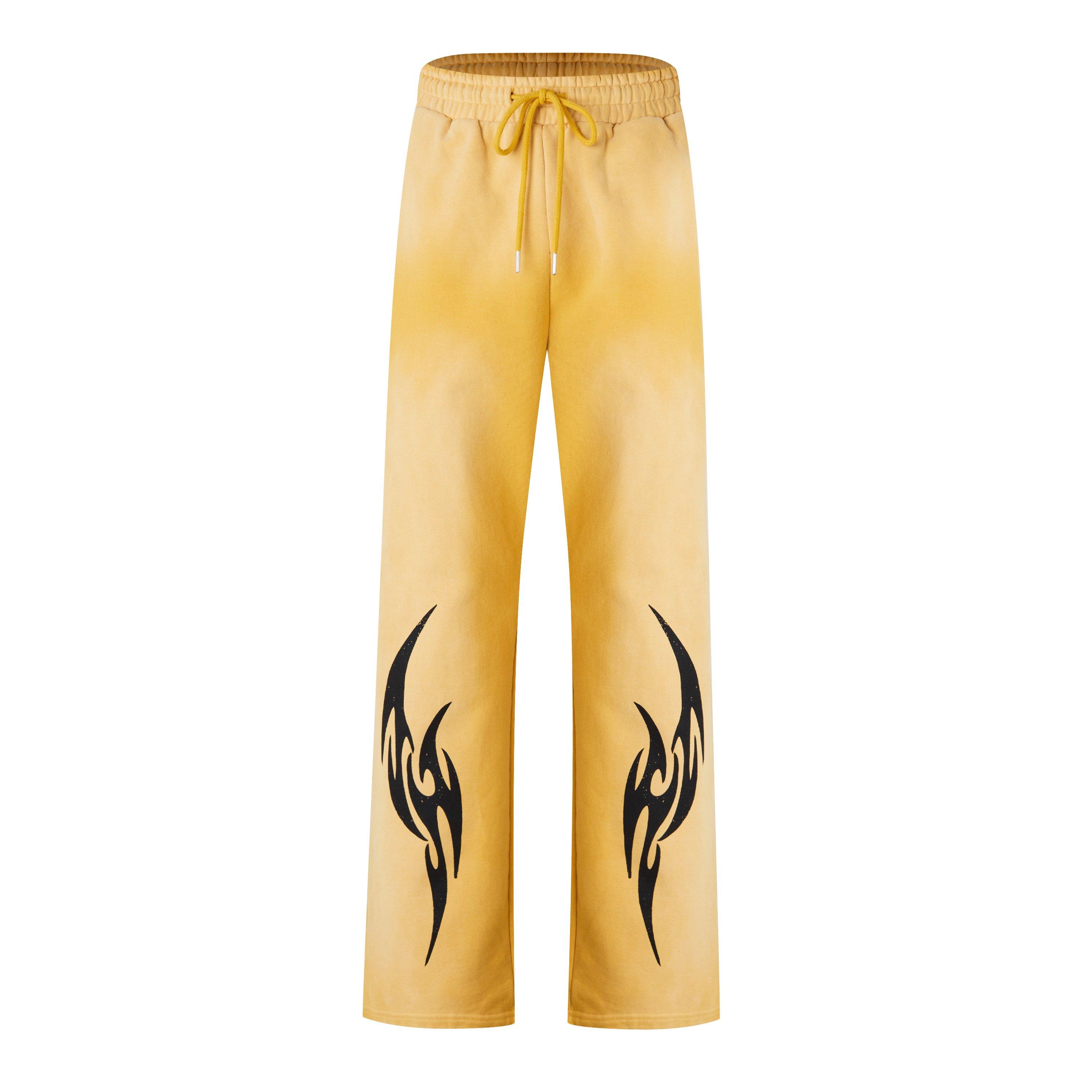 Yellow - God Made - Gm Logo Sweatpants - 5
