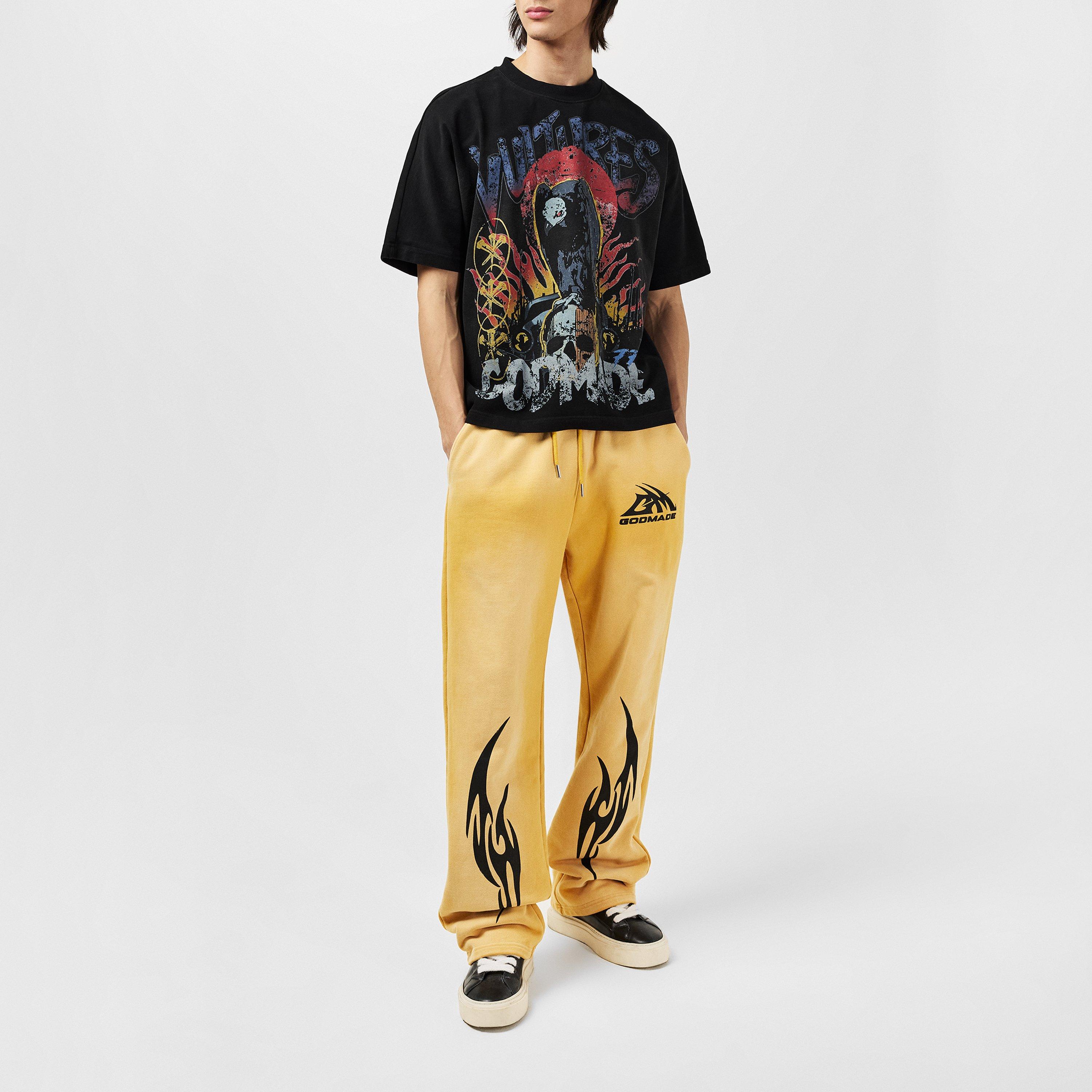 Yellow - God Made - Gm Logo Sweatpants - 4