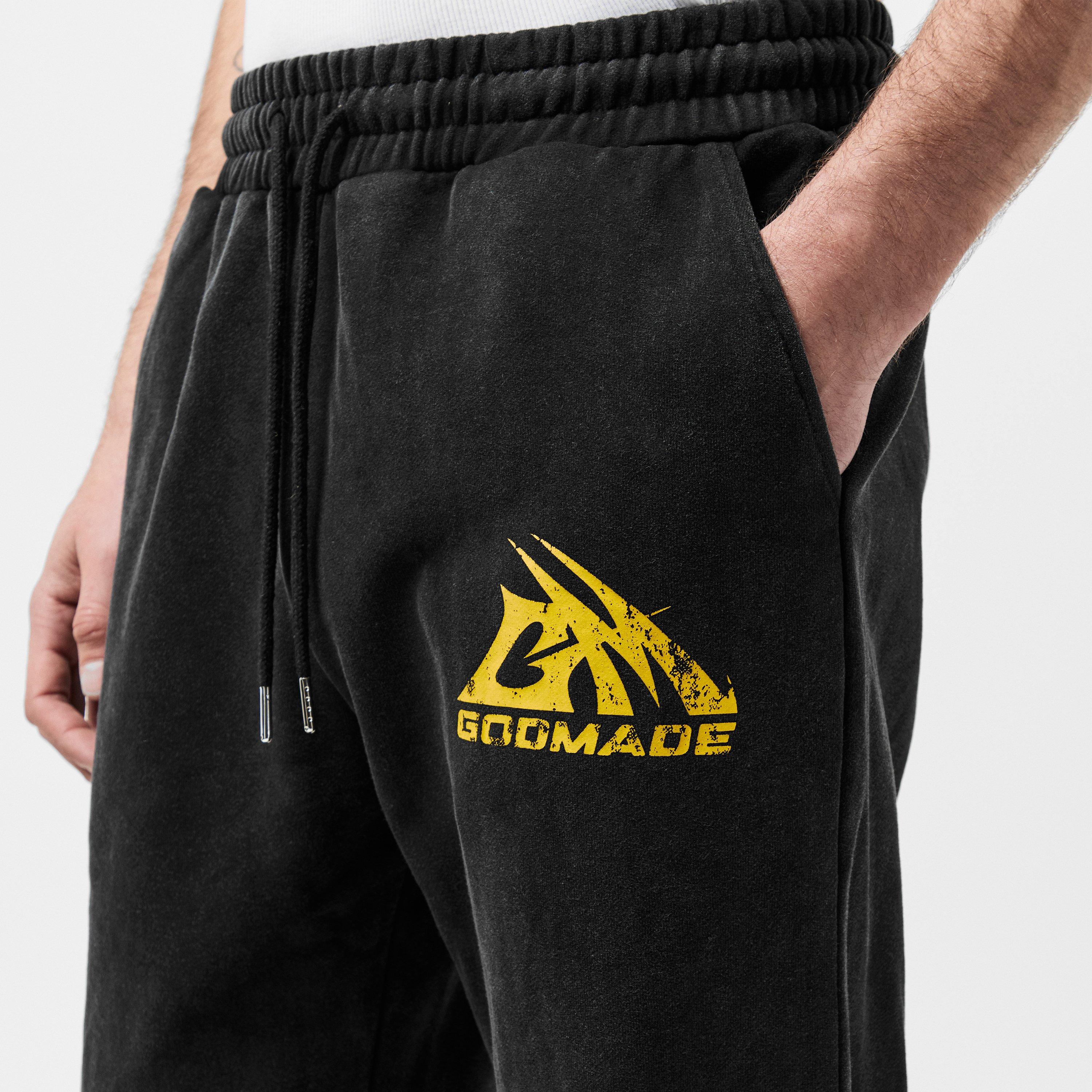 Black - God Made - Gm Logo Sweatpants - 5