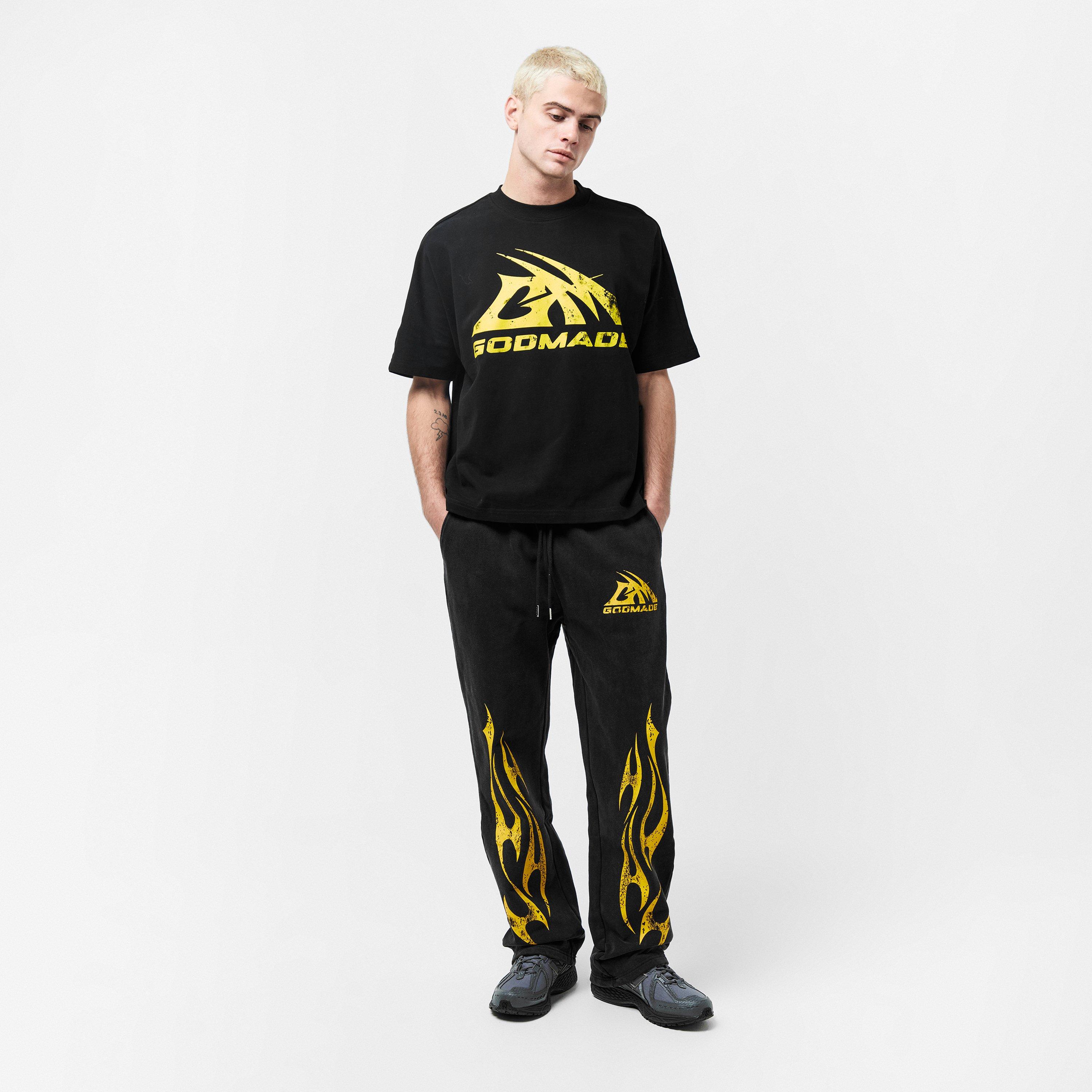 Black - God Made - Gm Logo Sweatpants - 6