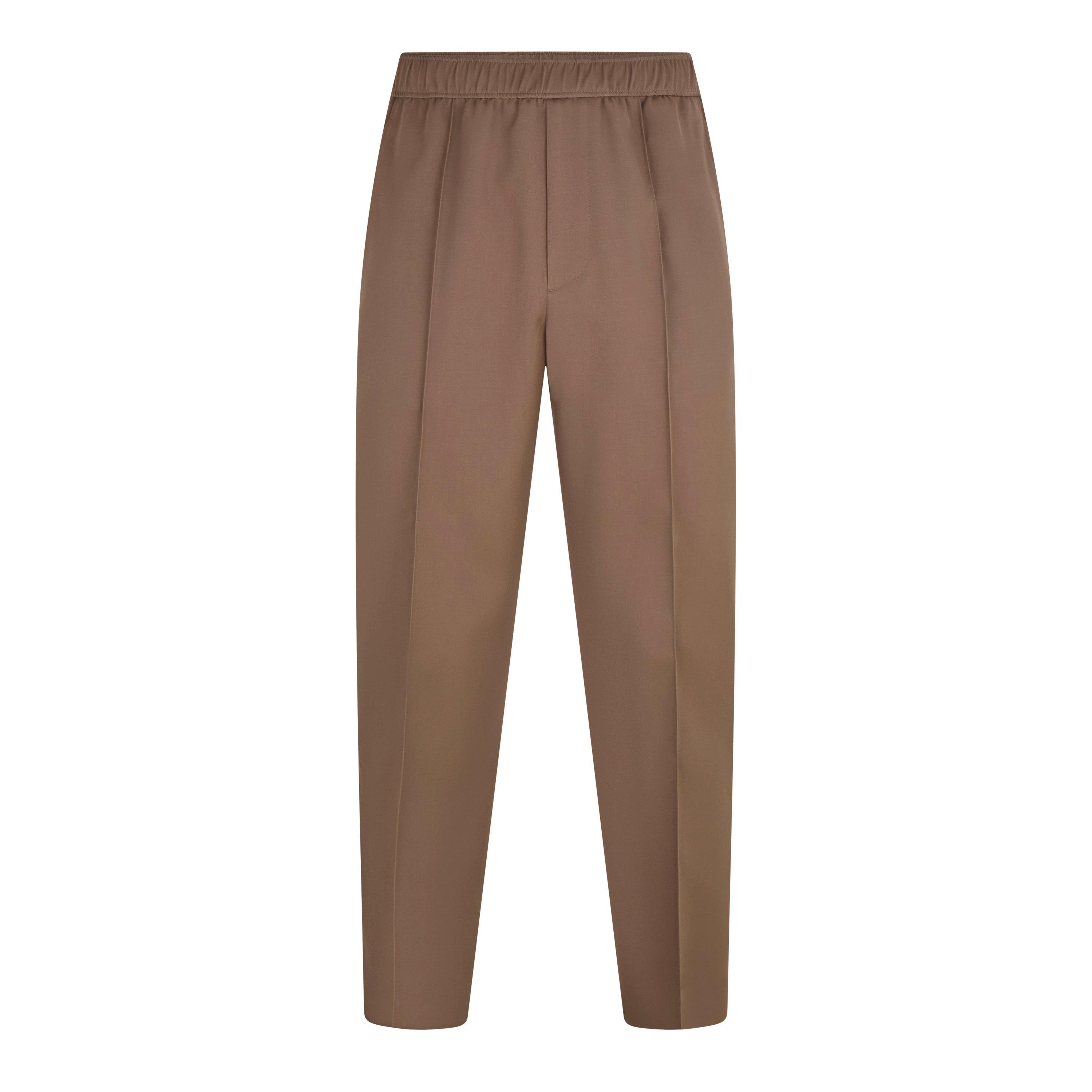 Marron 394 - Lanvin - Men's Slim Fit Trousers - 7