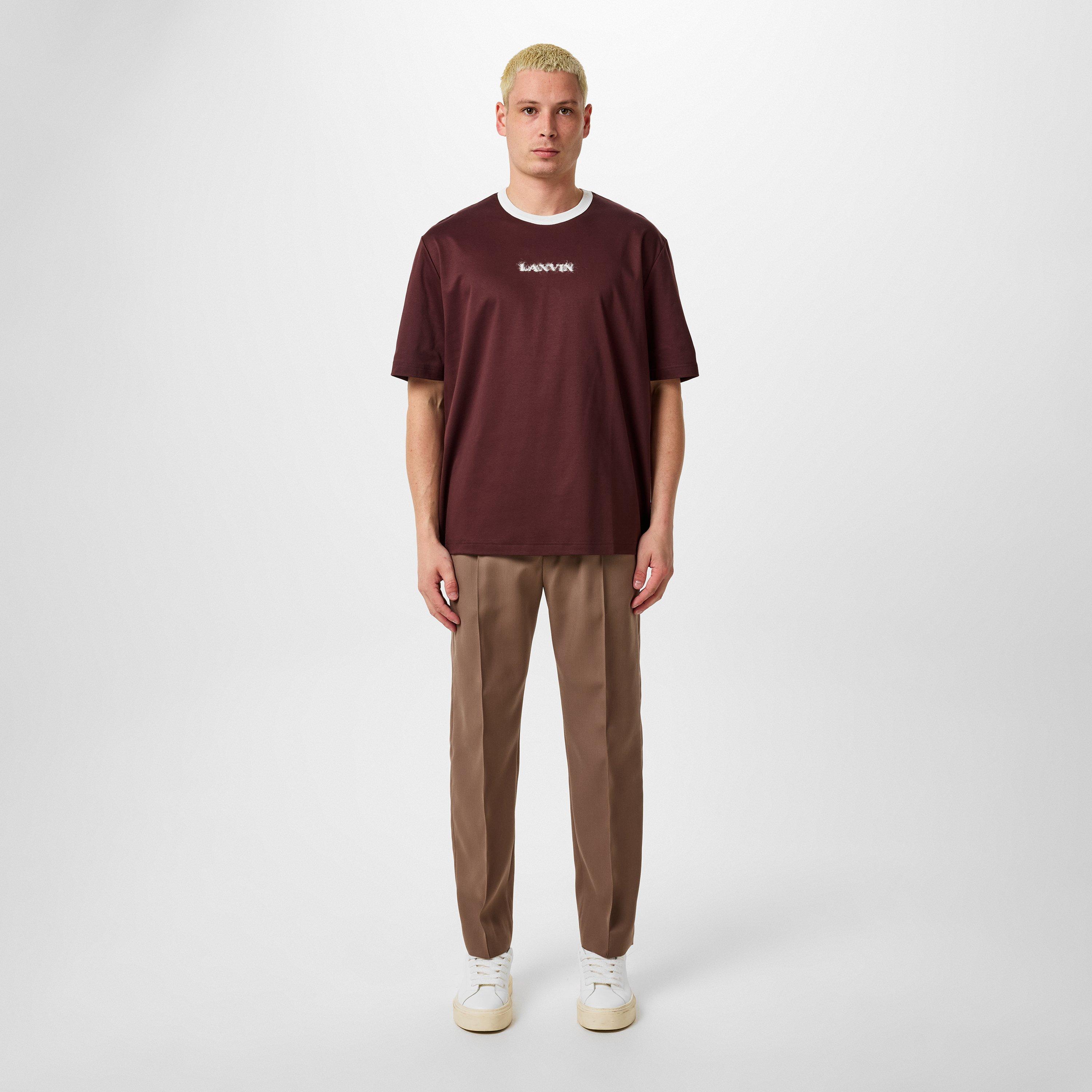 Marron 394 - Lanvin - Men's Slim Fit Trousers - 6