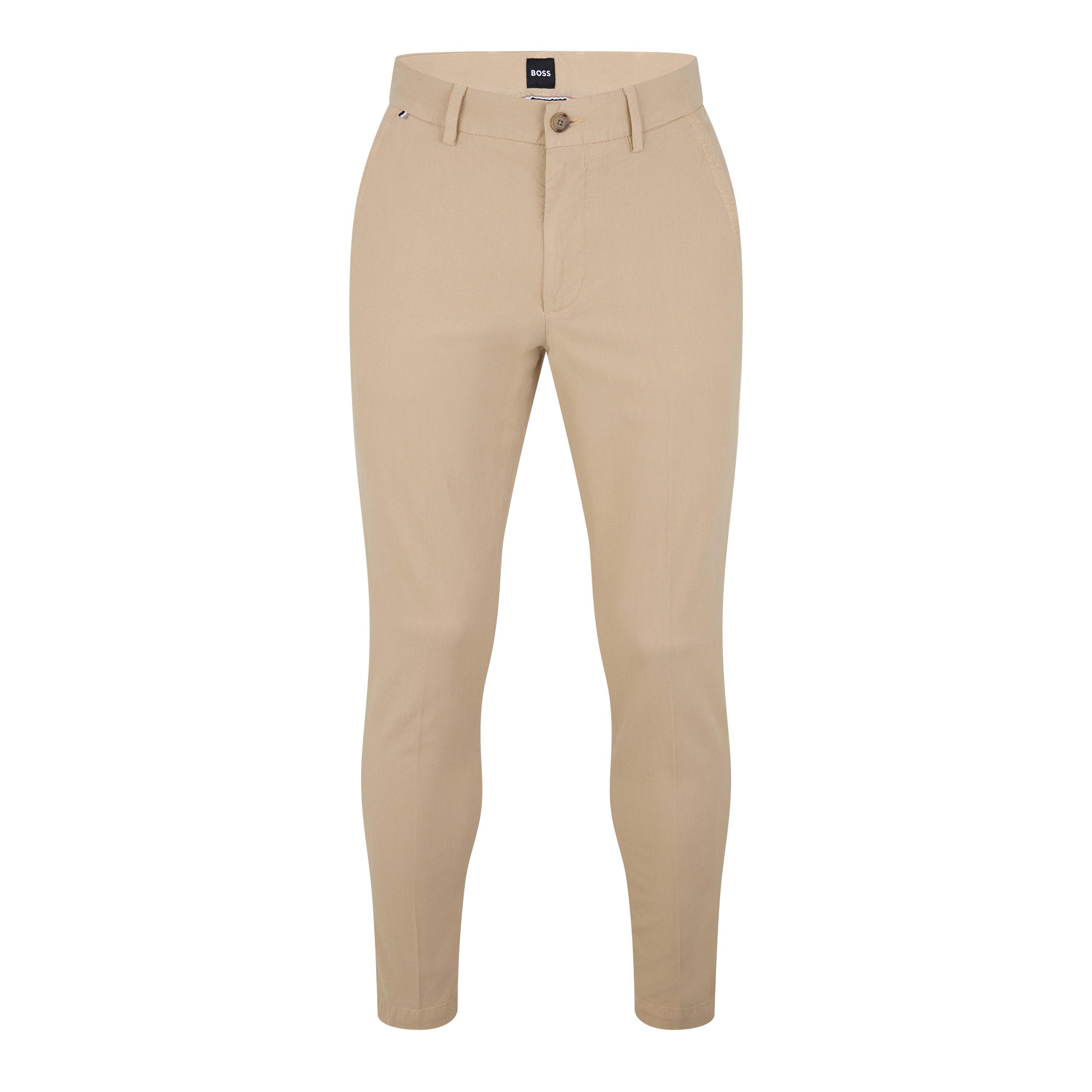 Light Beige 276 - Boss - Men's Kaiton Slim Fit Trousers - 1