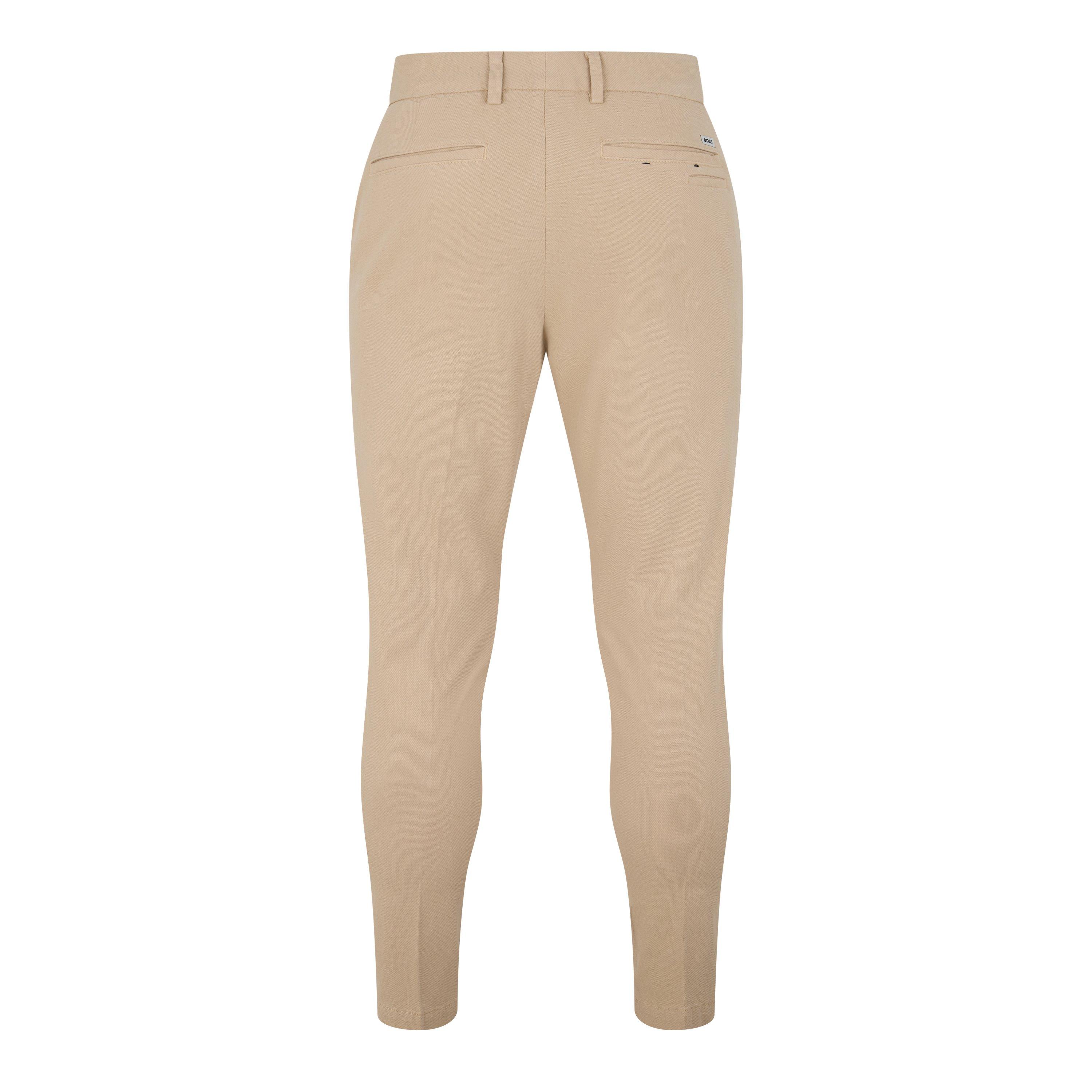 Light Beige 276 - Boss - Men's Kaiton Slim Fit Trousers - 3