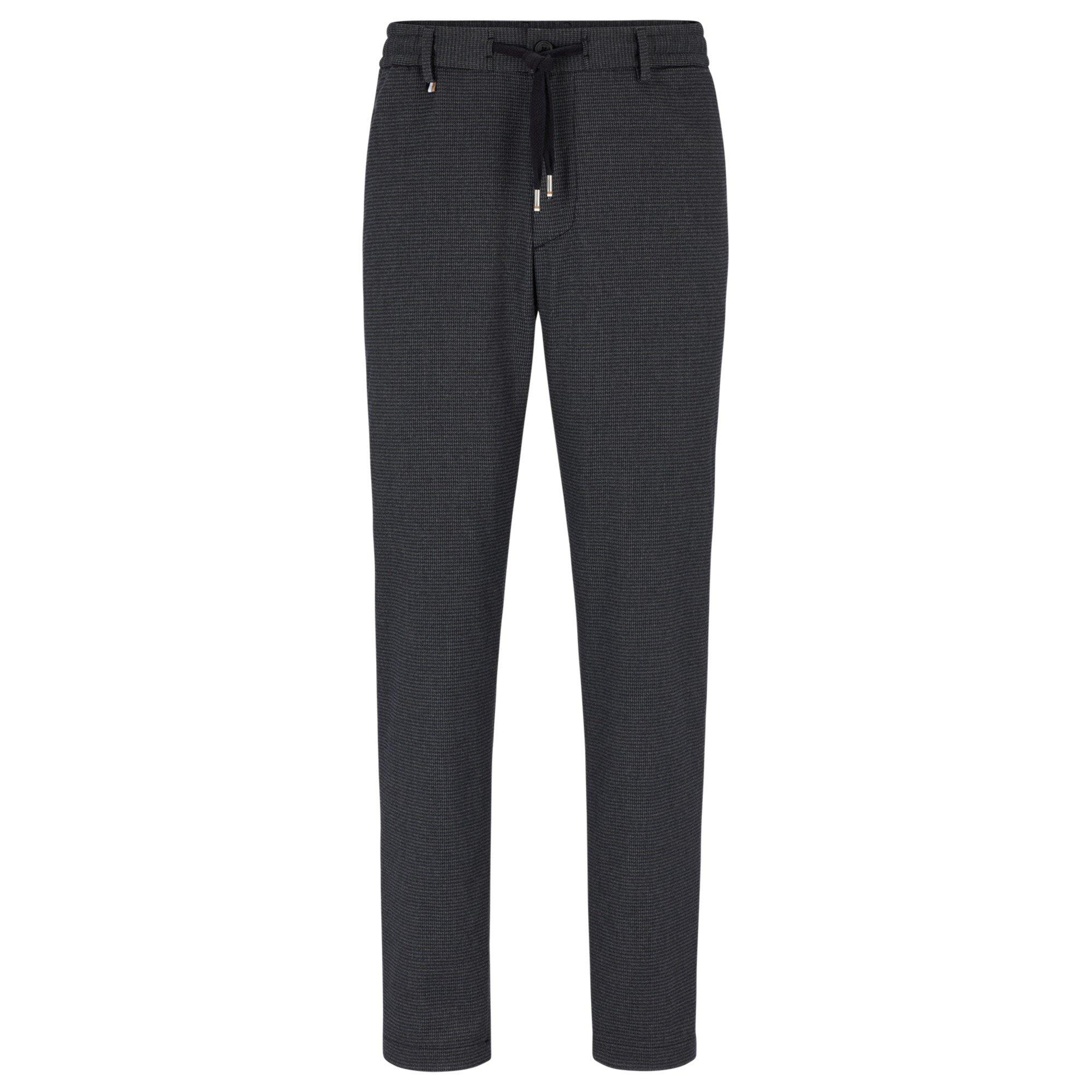 Dark Blue - Boss - Men's Kane Slim Fit Trousers - 1