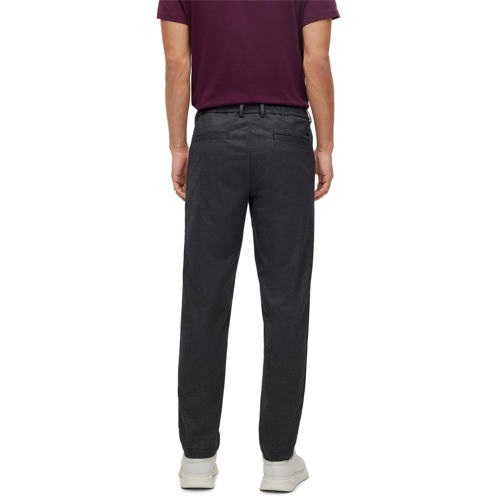 Dark Blue - Boss - Men's Kane Slim Fit Trousers - 3