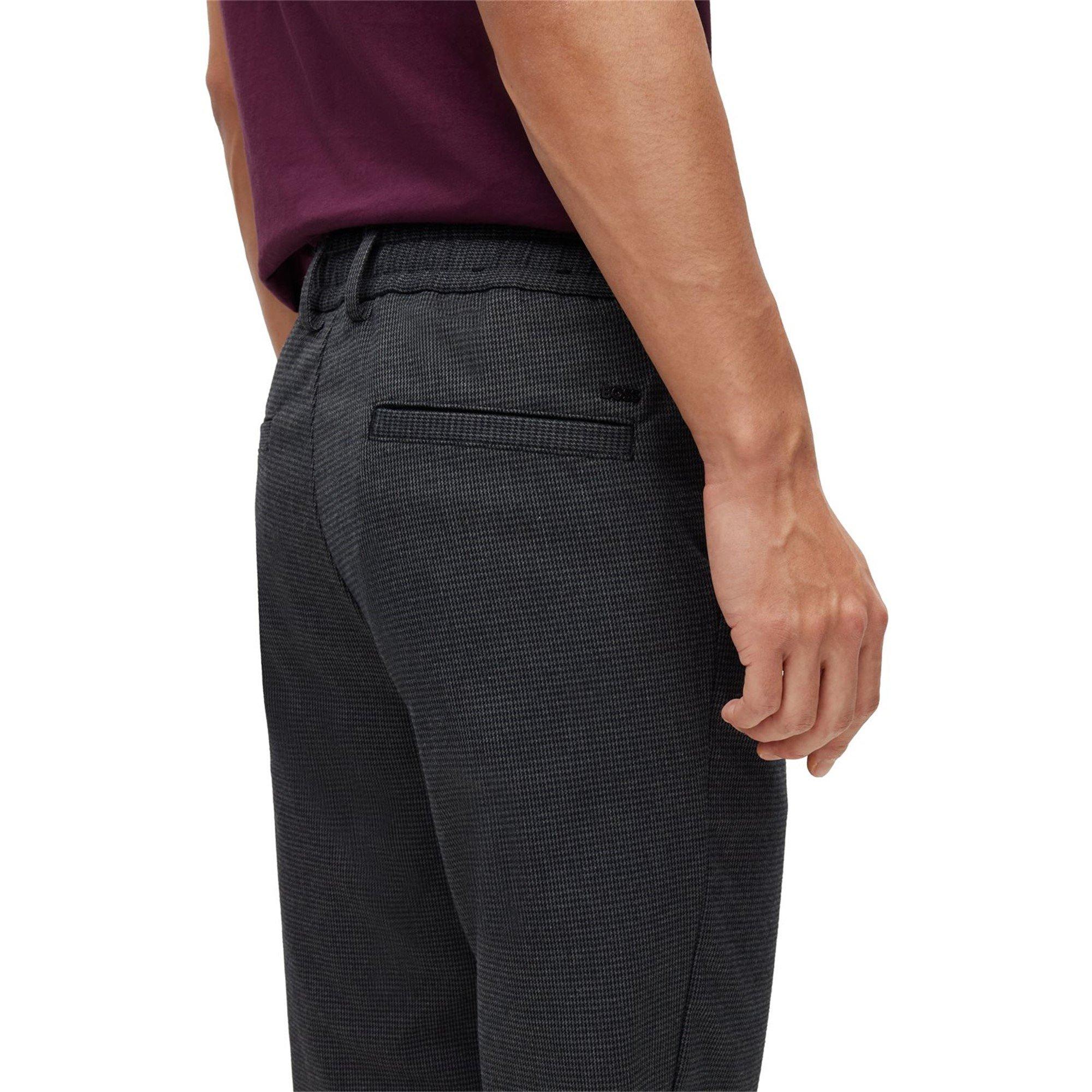 Dark Blue - Boss - Men's Kane Slim Fit Trousers - 4