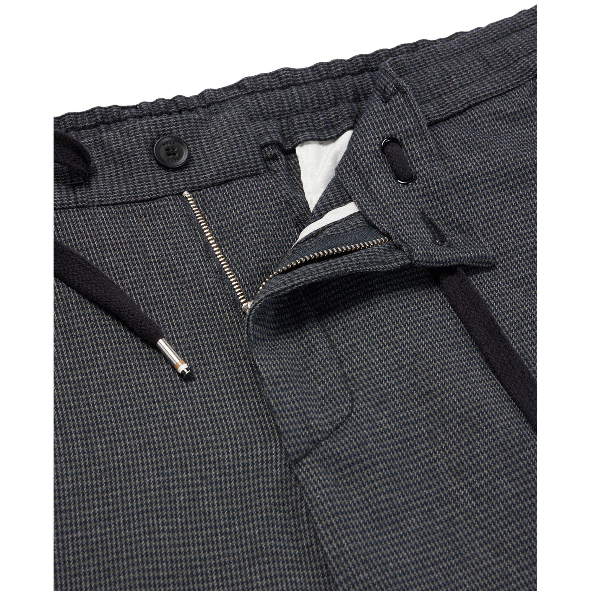 Dark Blue - Boss - Men's Kane Slim Fit Trousers - 6