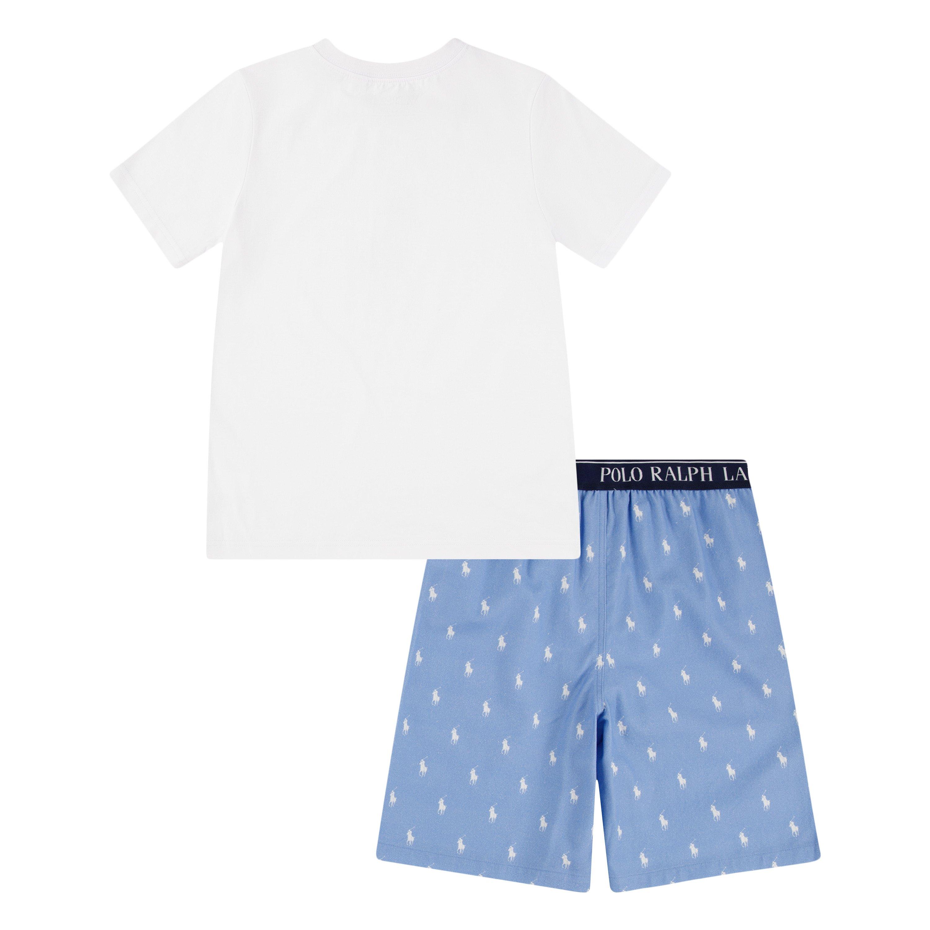 White/Blue - Polo Ralph Lauren - Lounge Set Juniors - 4