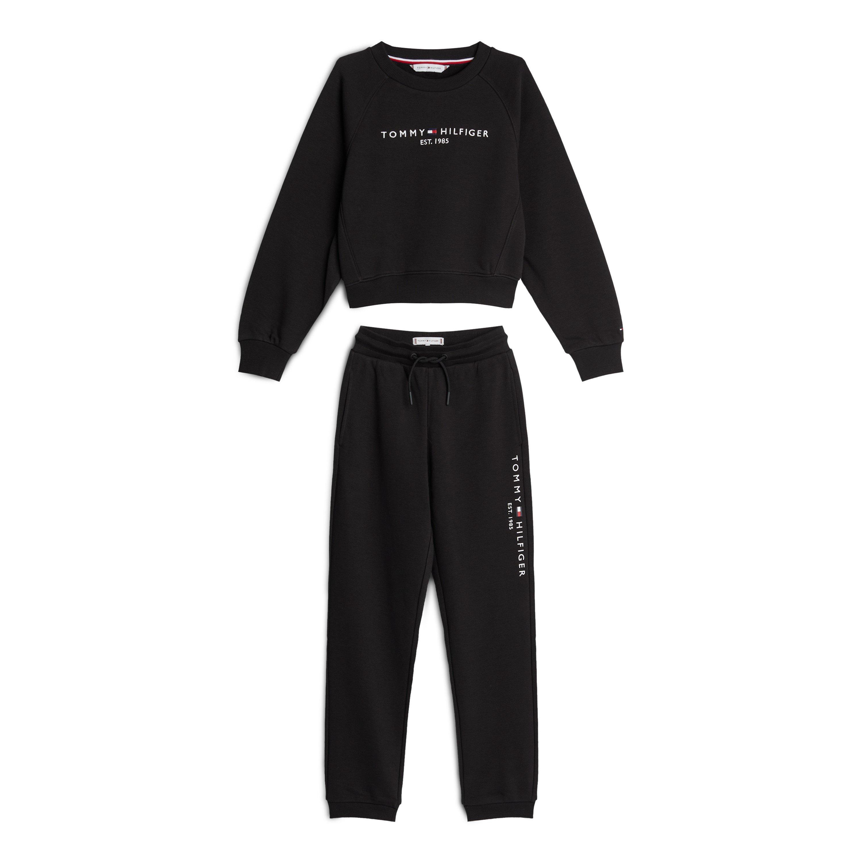 Black BDS - Tommy Hilfiger - long-sleeved jumper and jogging bottom Set Junior - 4