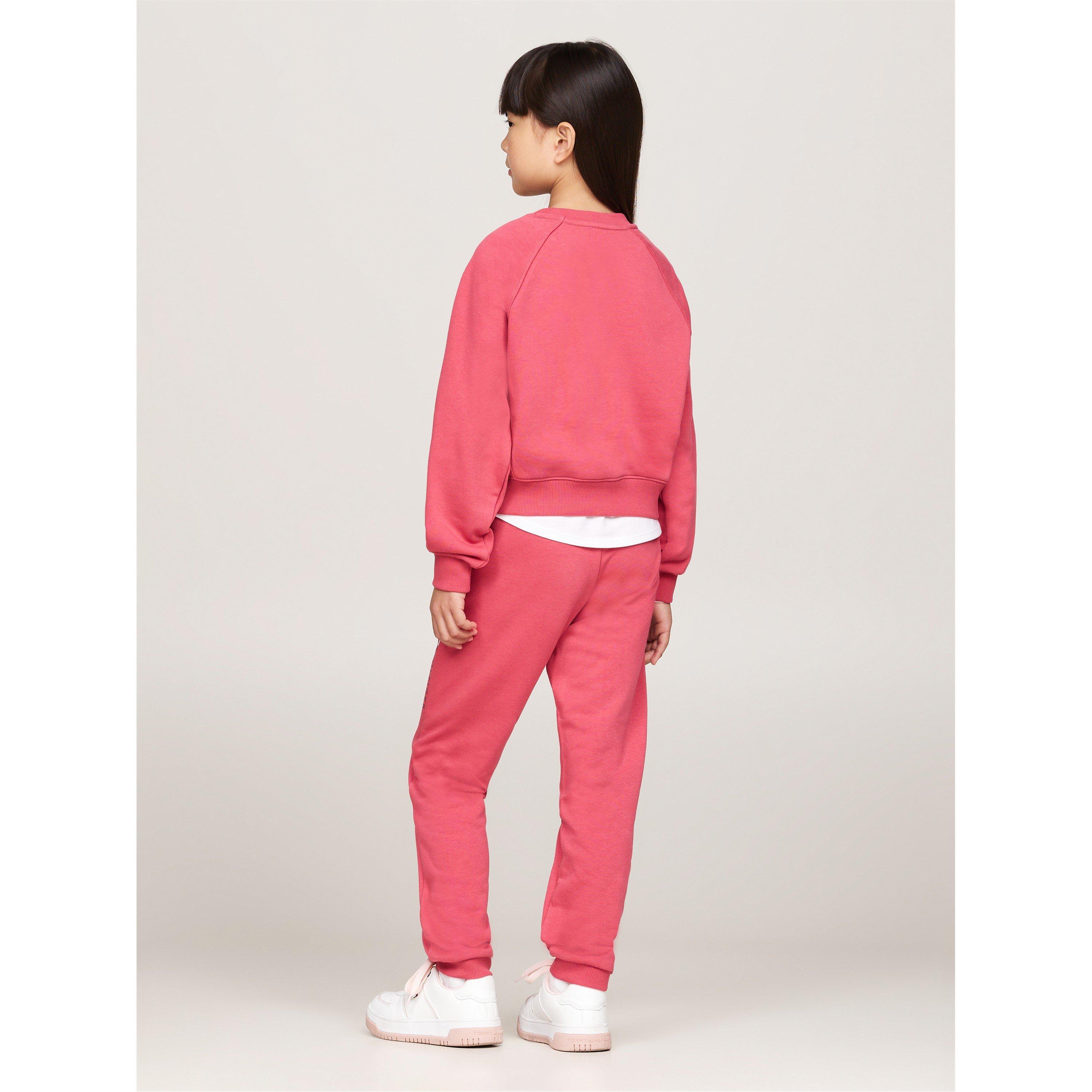 Pink XI0 - Tommy Hilfiger - long-sleeved jumper and jogging bottom Set Junior - 3