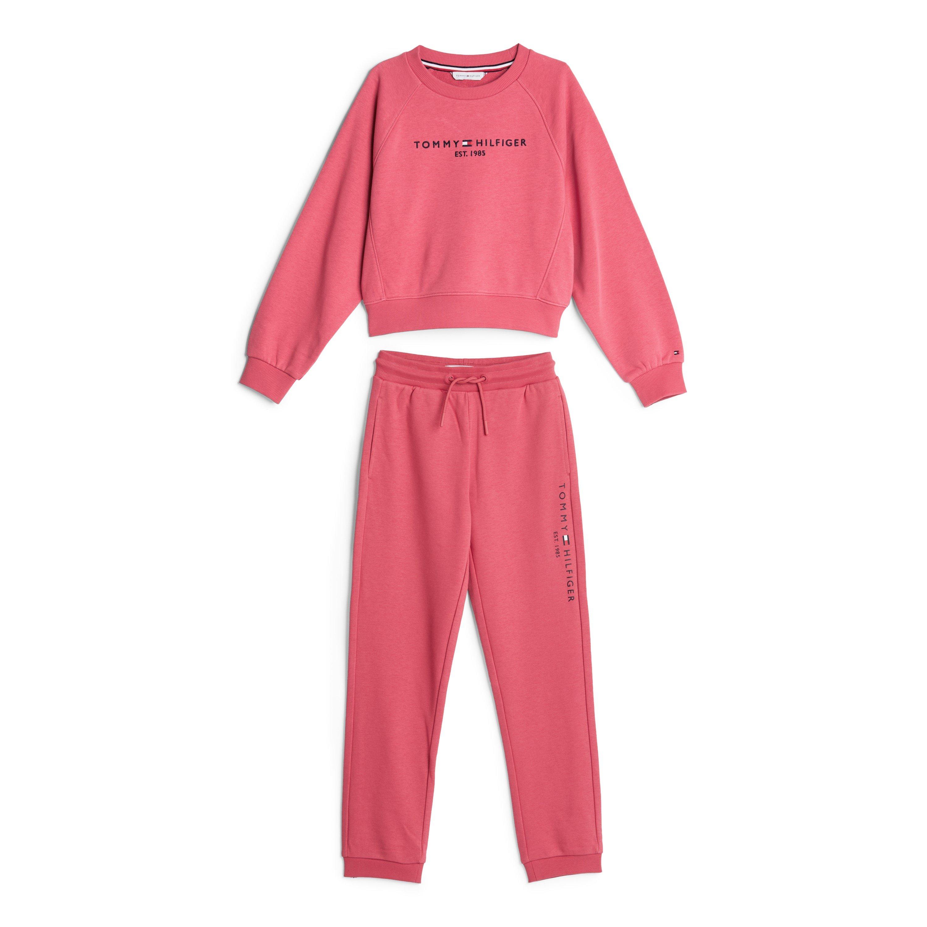 Pink XI0 - Tommy Hilfiger - long-sleeved jumper and jogging bottom Set Junior - 4