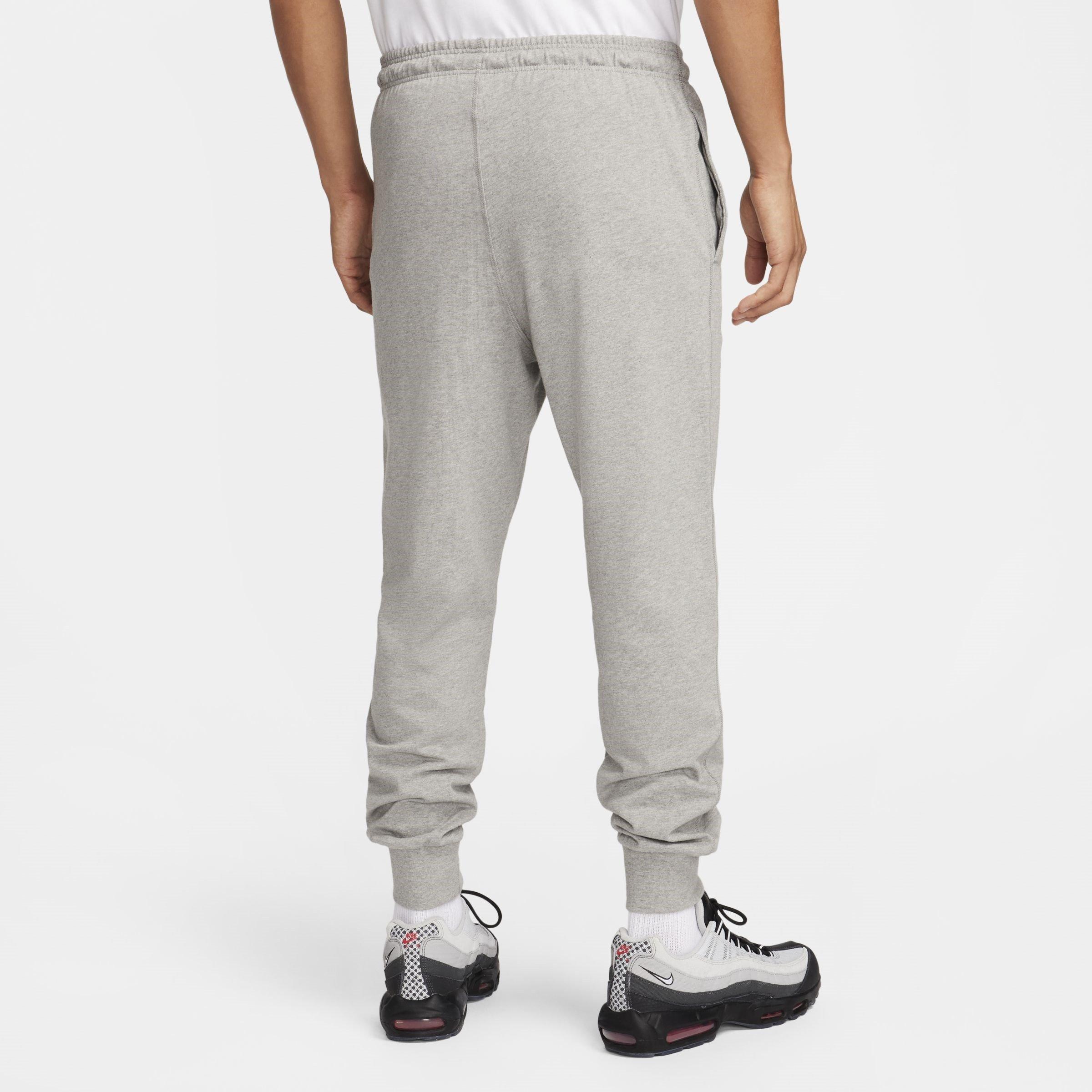 Grey Heat/White - Nike - Club Mens Knit Joggers - 2