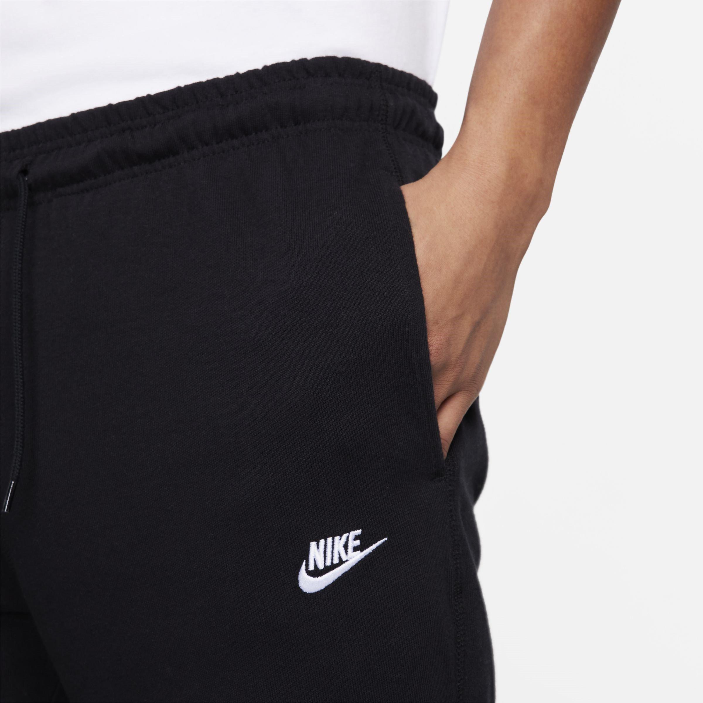 Black/White - Nike - Club Mens Knit Joggers - 3