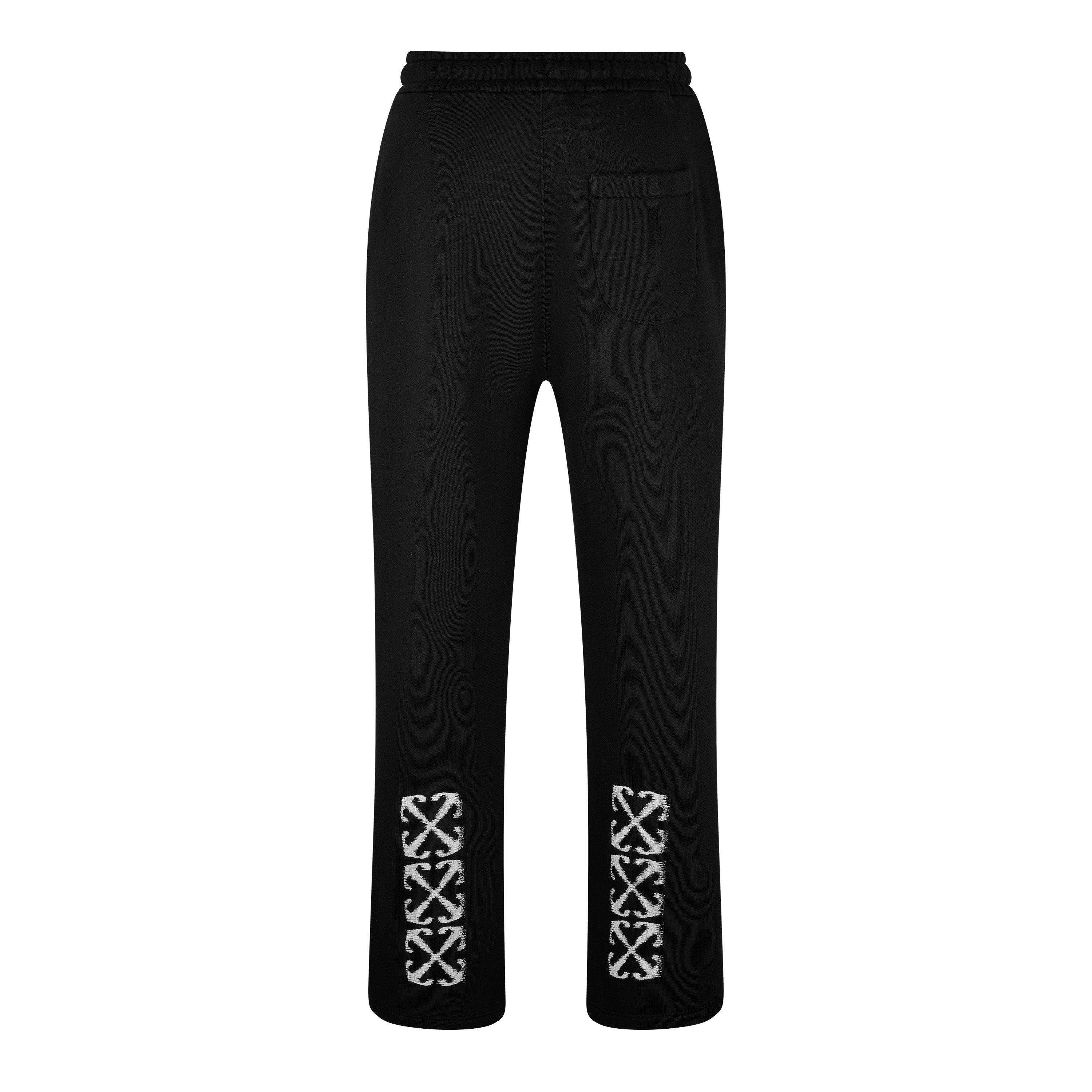 Black - Off White - Men's Arrow Jogging Bottoms, Iconography Trousers - 8