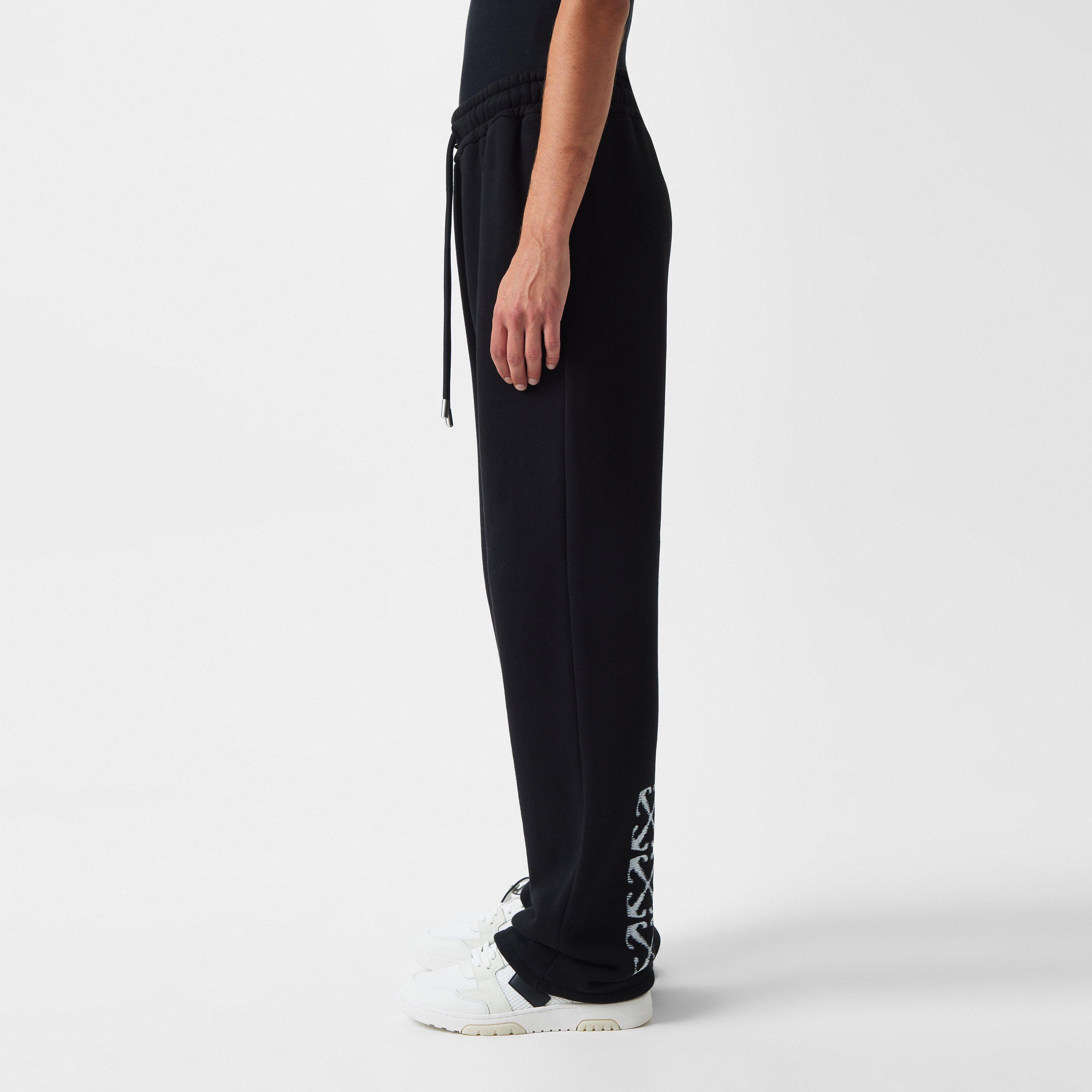 Black - Off White - Men's Arrow Jogging Bottoms, Iconography Trousers - 5