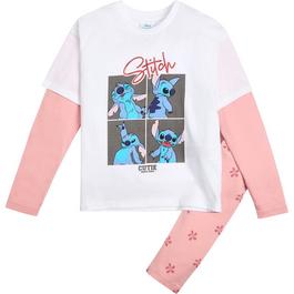 Character Girls Lilo And Stitch Long sleeve T shirt and Legging Set