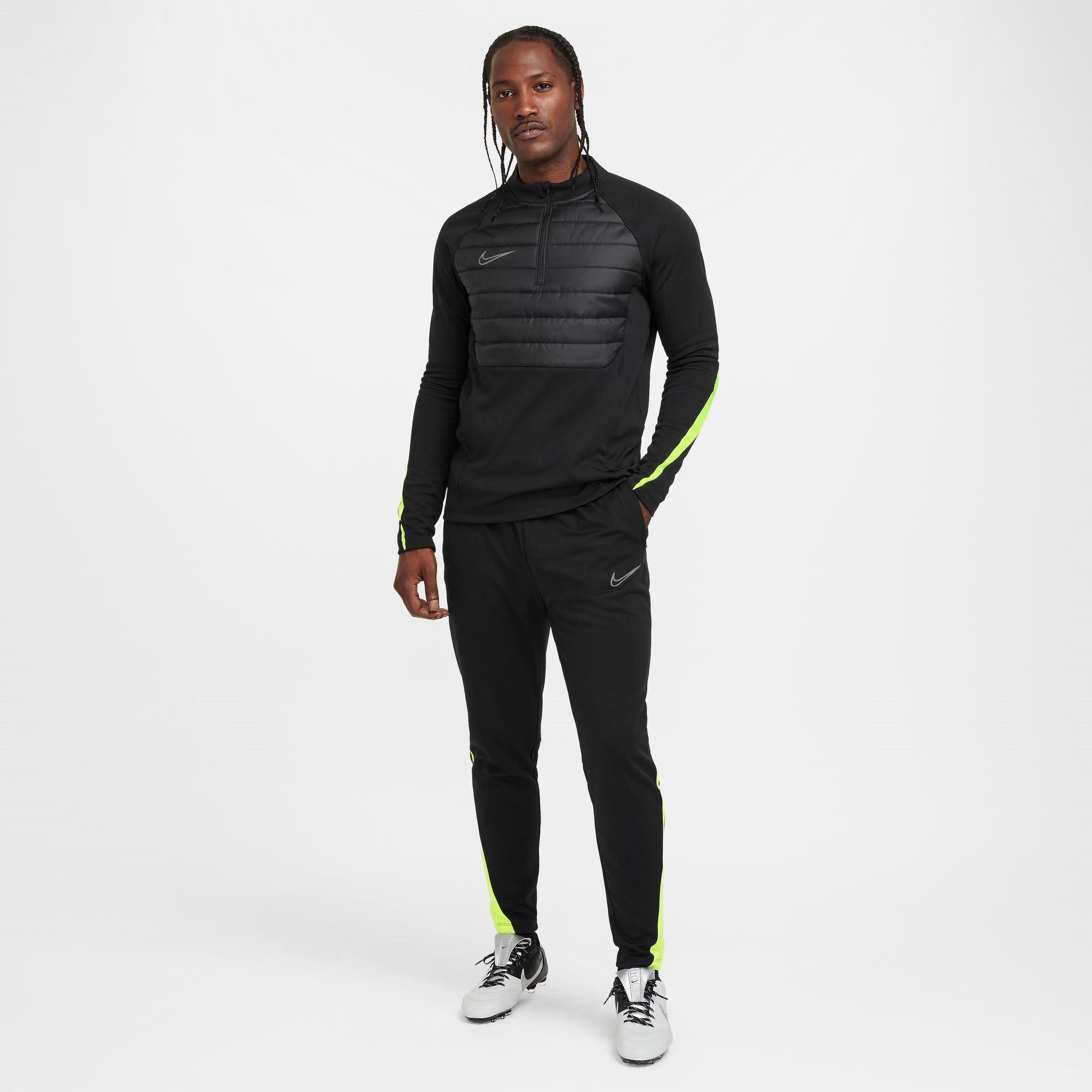 Zwart/Volt - Nike - Academy Winter Warrior Men's Therma-FIT Soccer Pants - 6