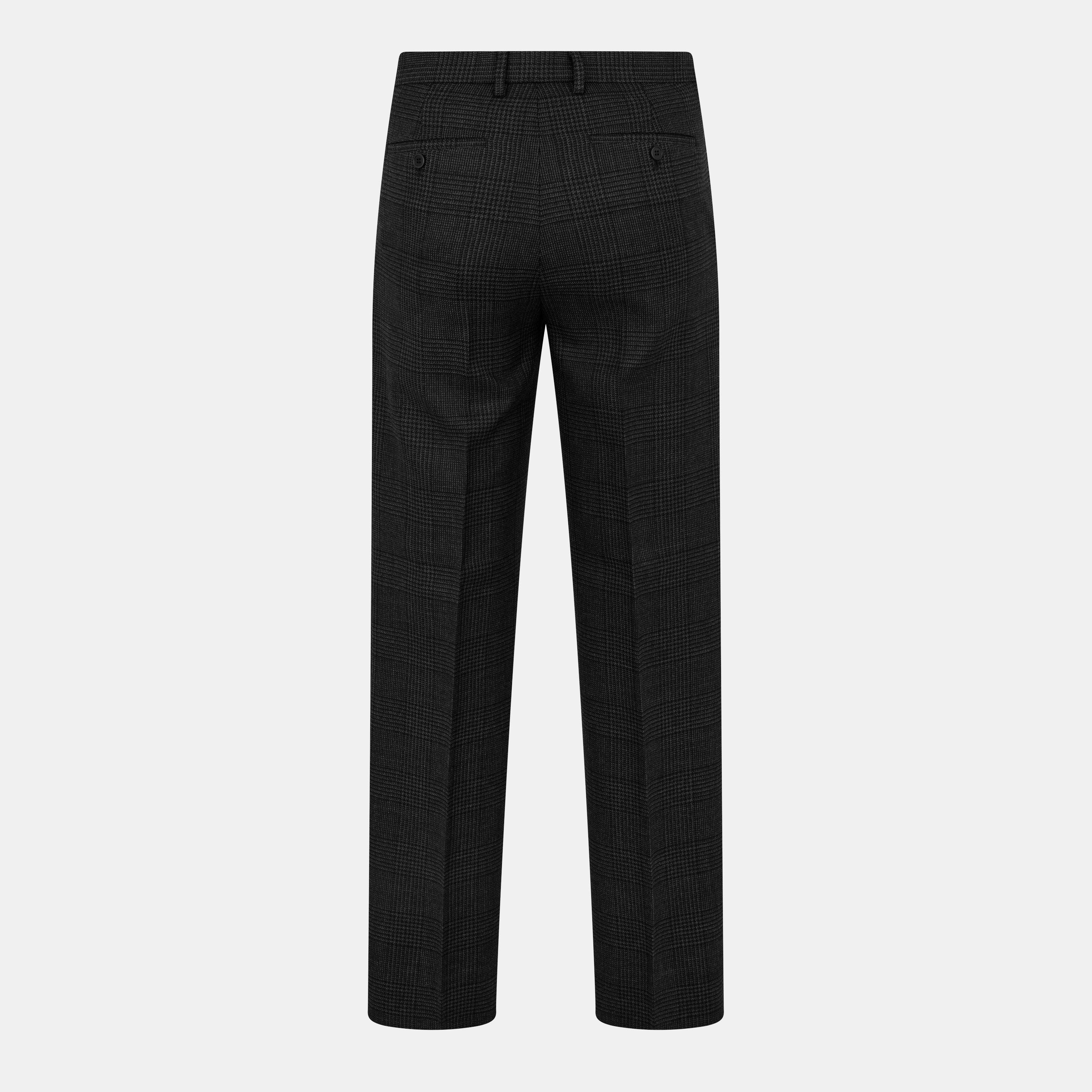 Antracite - Prada - Check Trousers - 2