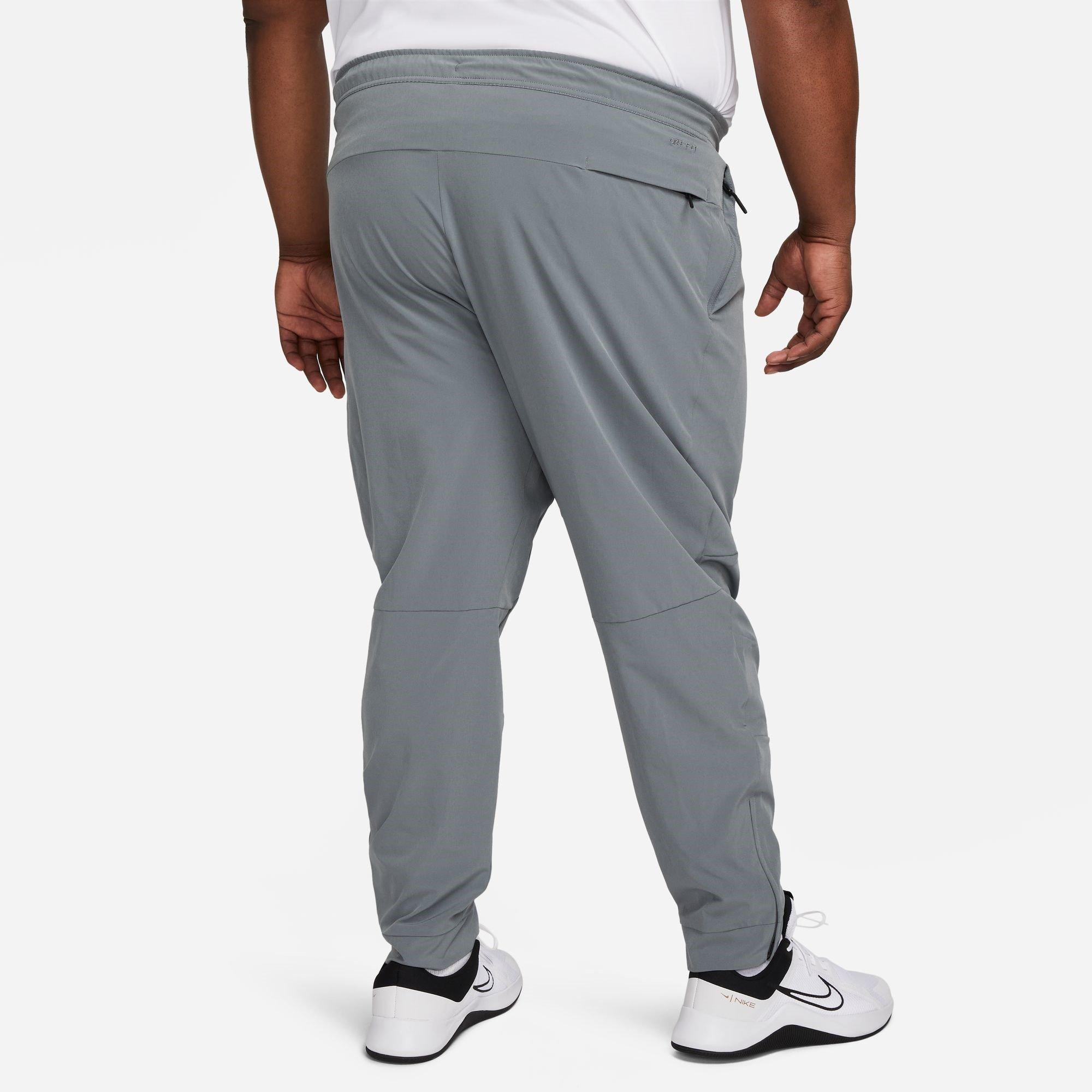 Grau/Schwarz - Nike - Unlimited Men's Dri-FIT Zippered Cuff Versatile Pants - 8
