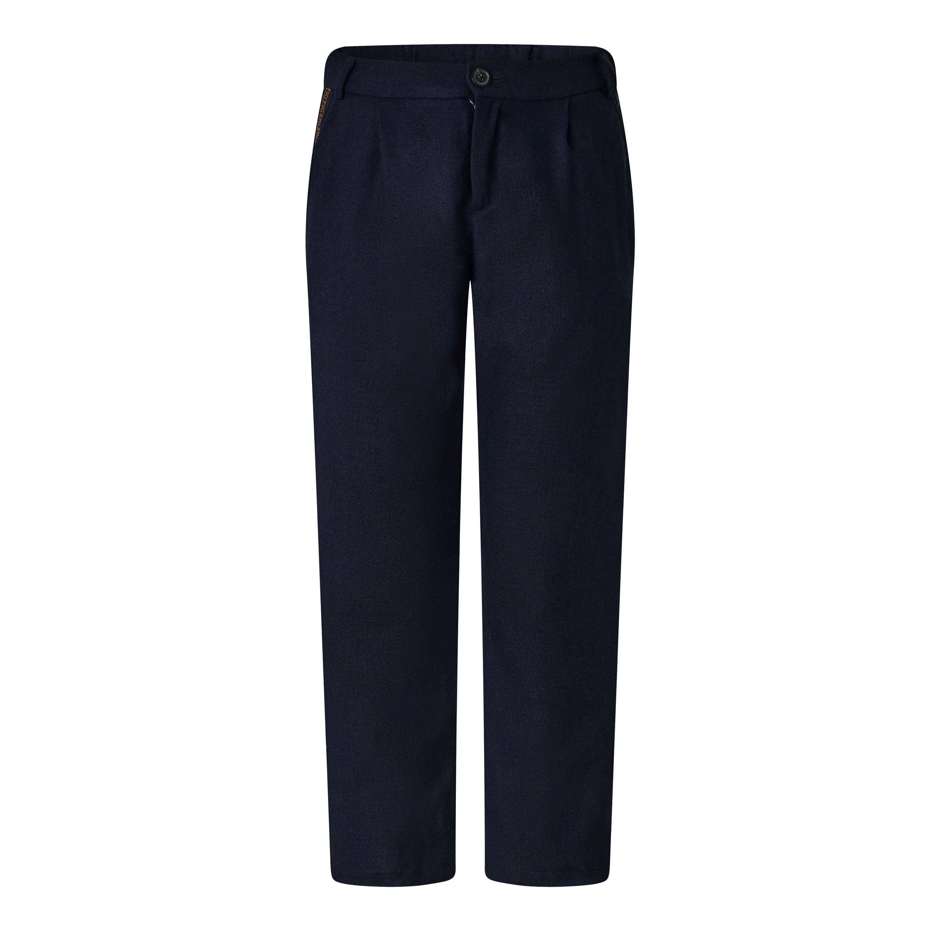 Navy F1I11 - Fendi - Ff Trousers Juniors - 1