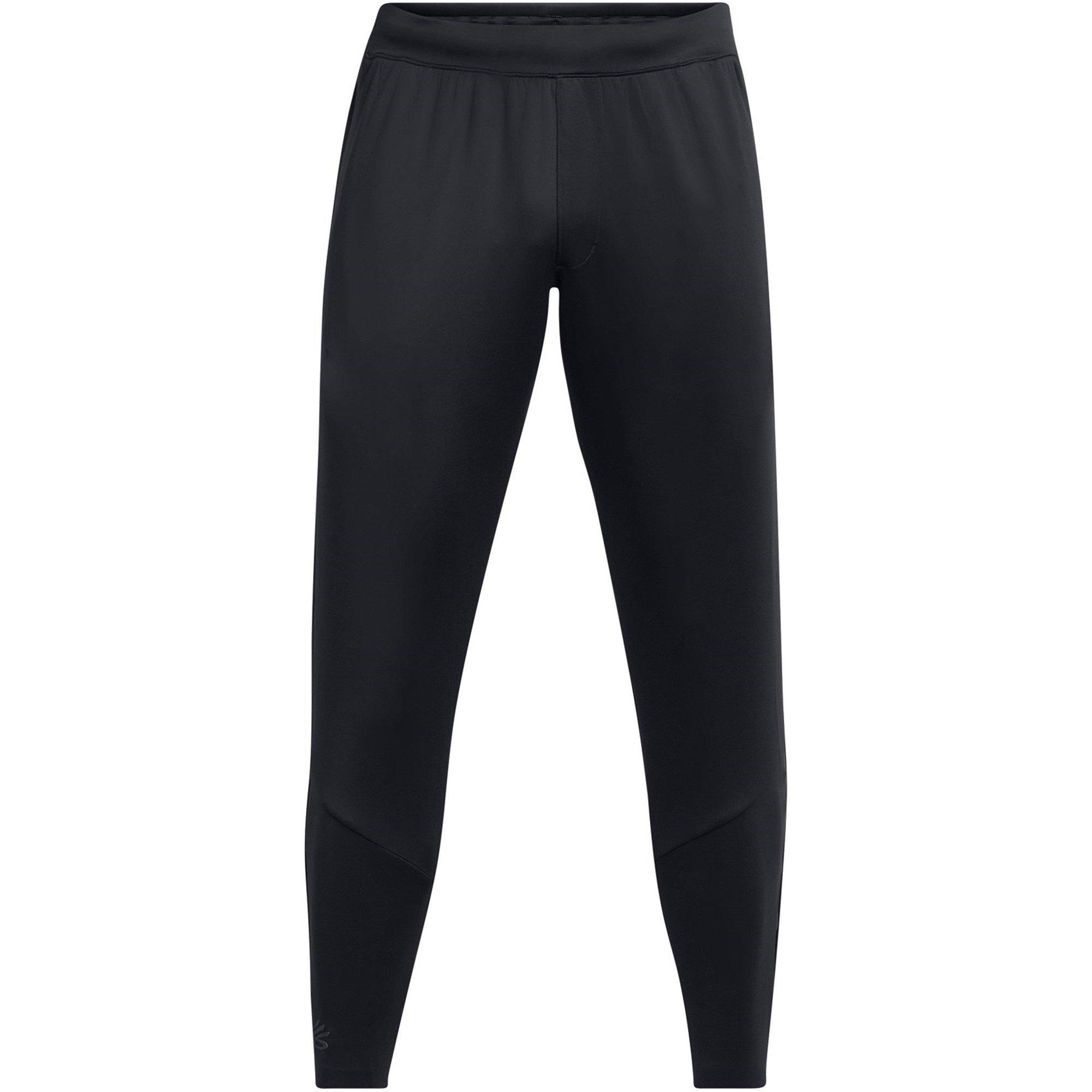 Under Armour Men's Curry Travel Tracksuit Bottoms - Triple Black - M