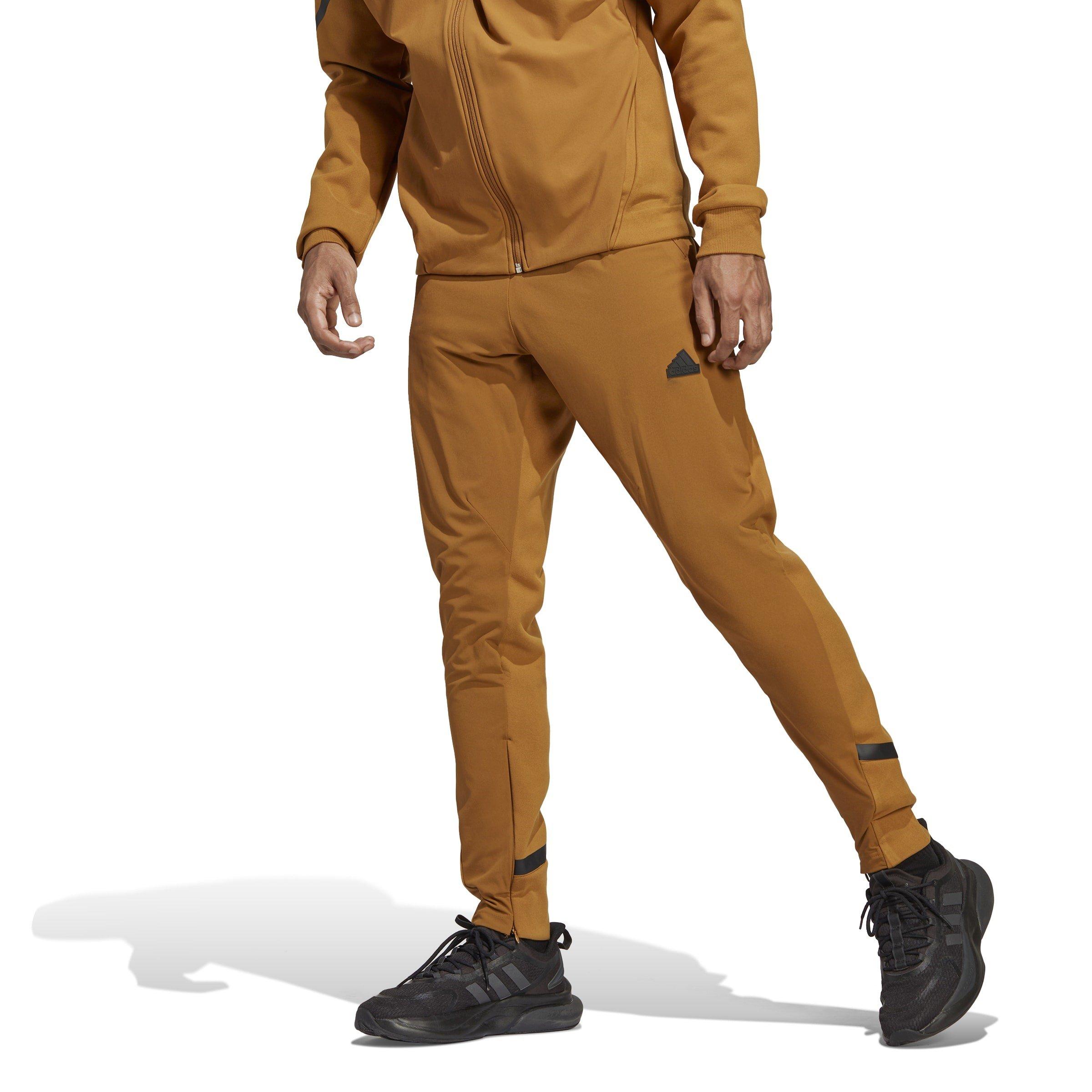 Brown - adidas - Closed Hem Poly Tracksuit Joggers - 2