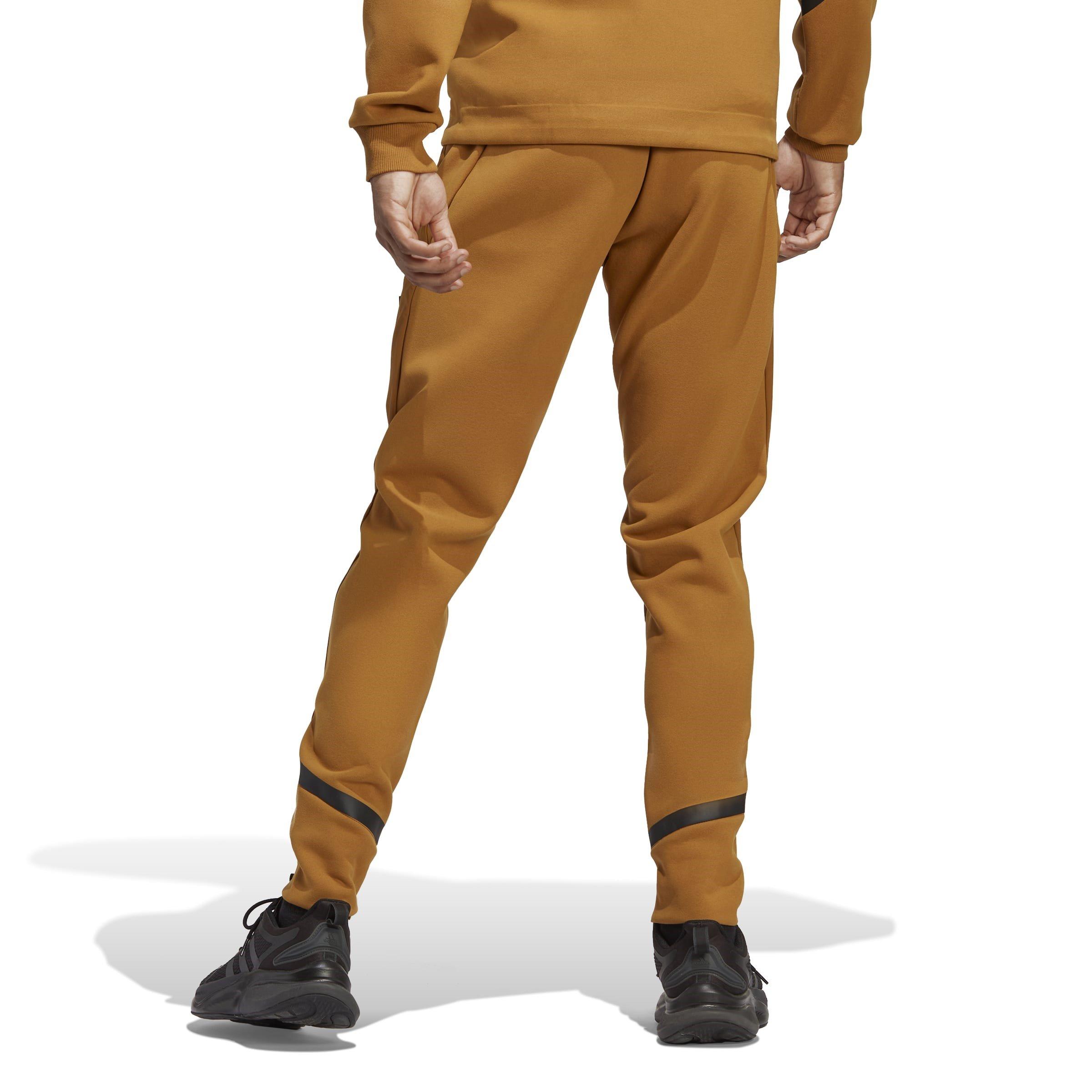 Brown - adidas - Closed Hem Poly Tracksuit Joggers - 3