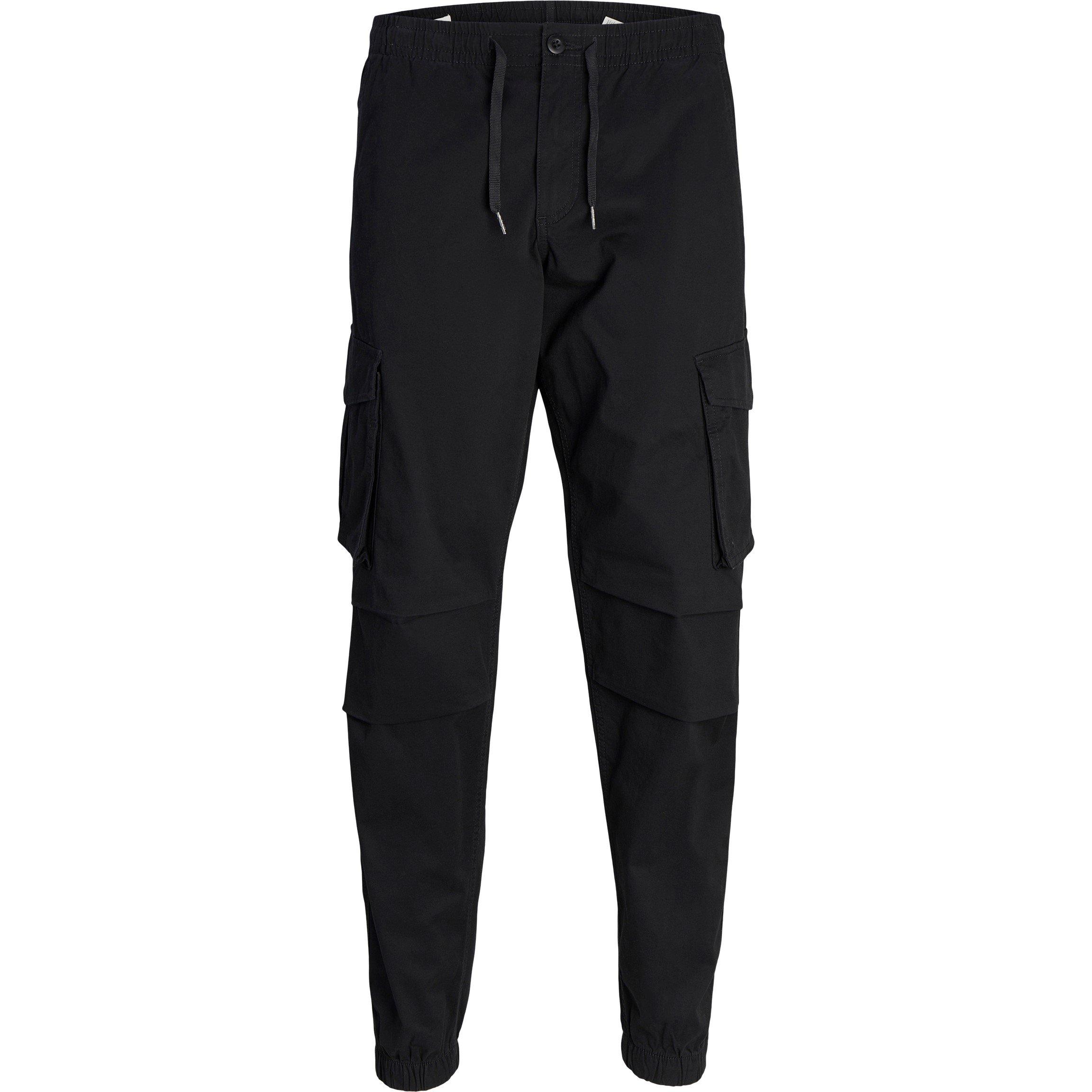 Black - Jack and Jones - Noah Cargo Trouser - 1