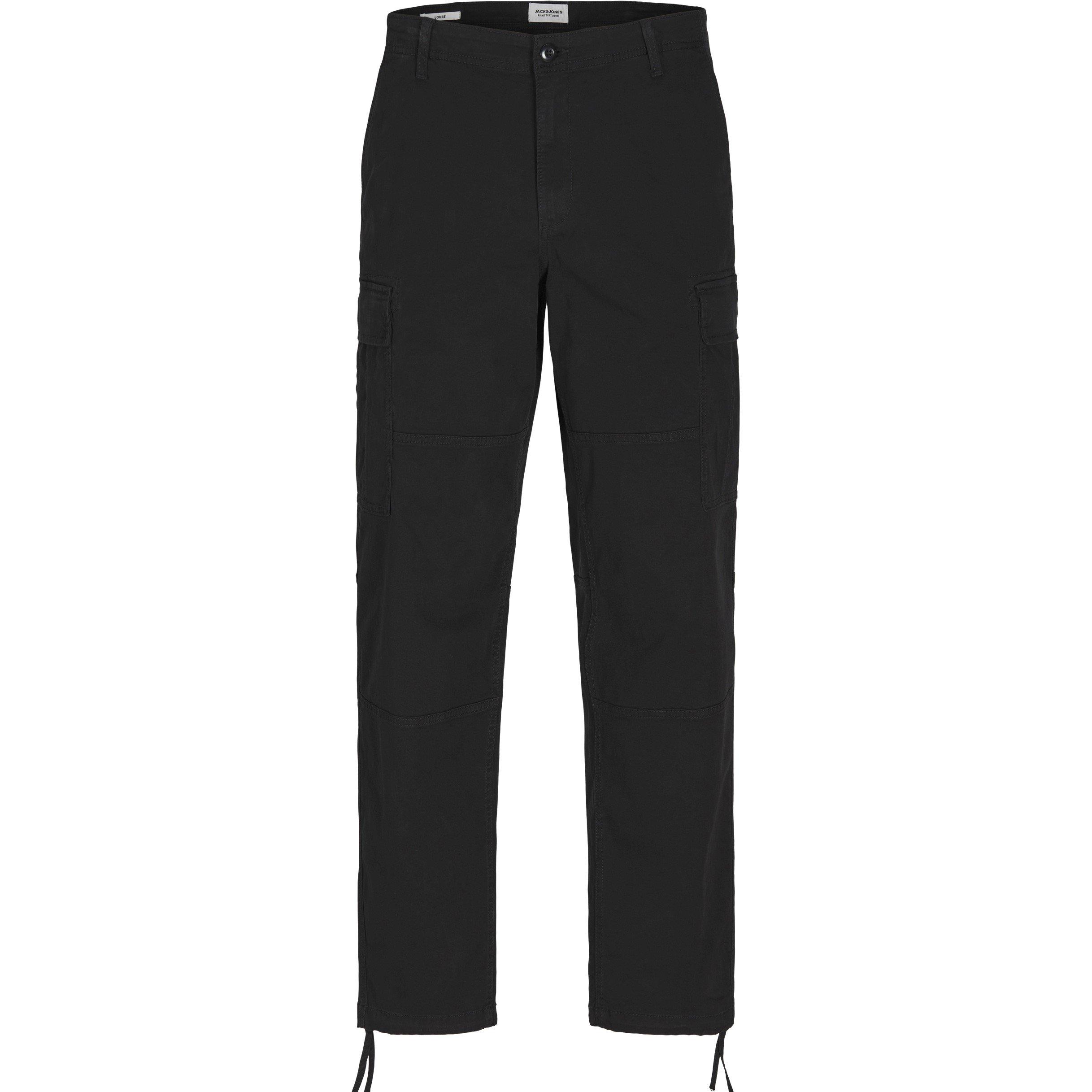 Jack And Jones Men's Harlow Cargo Trouser - Black - 30W R