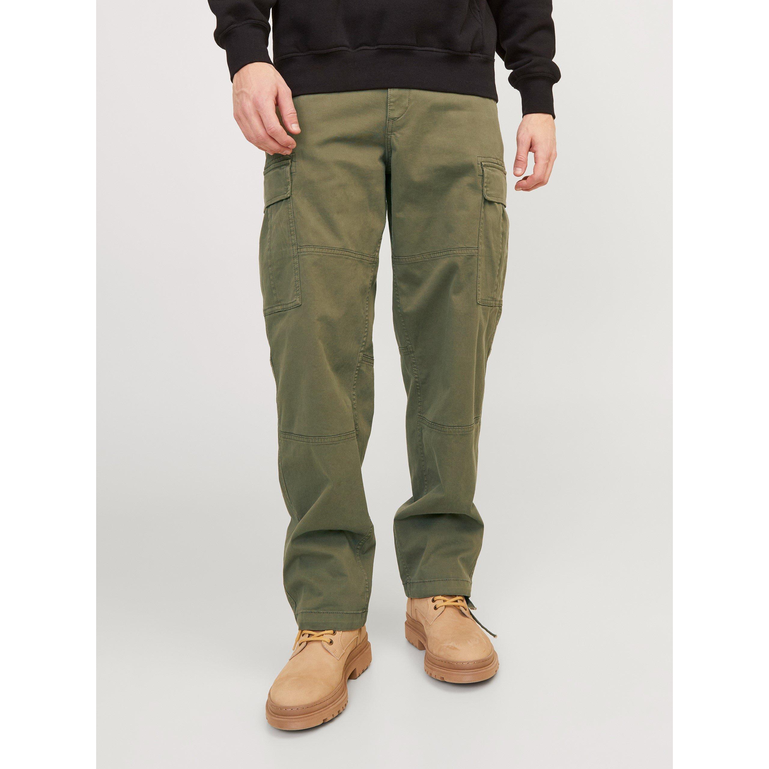 Jack And Jones Men's Harlow Cargo Trouser - Dusty Green - 29W R