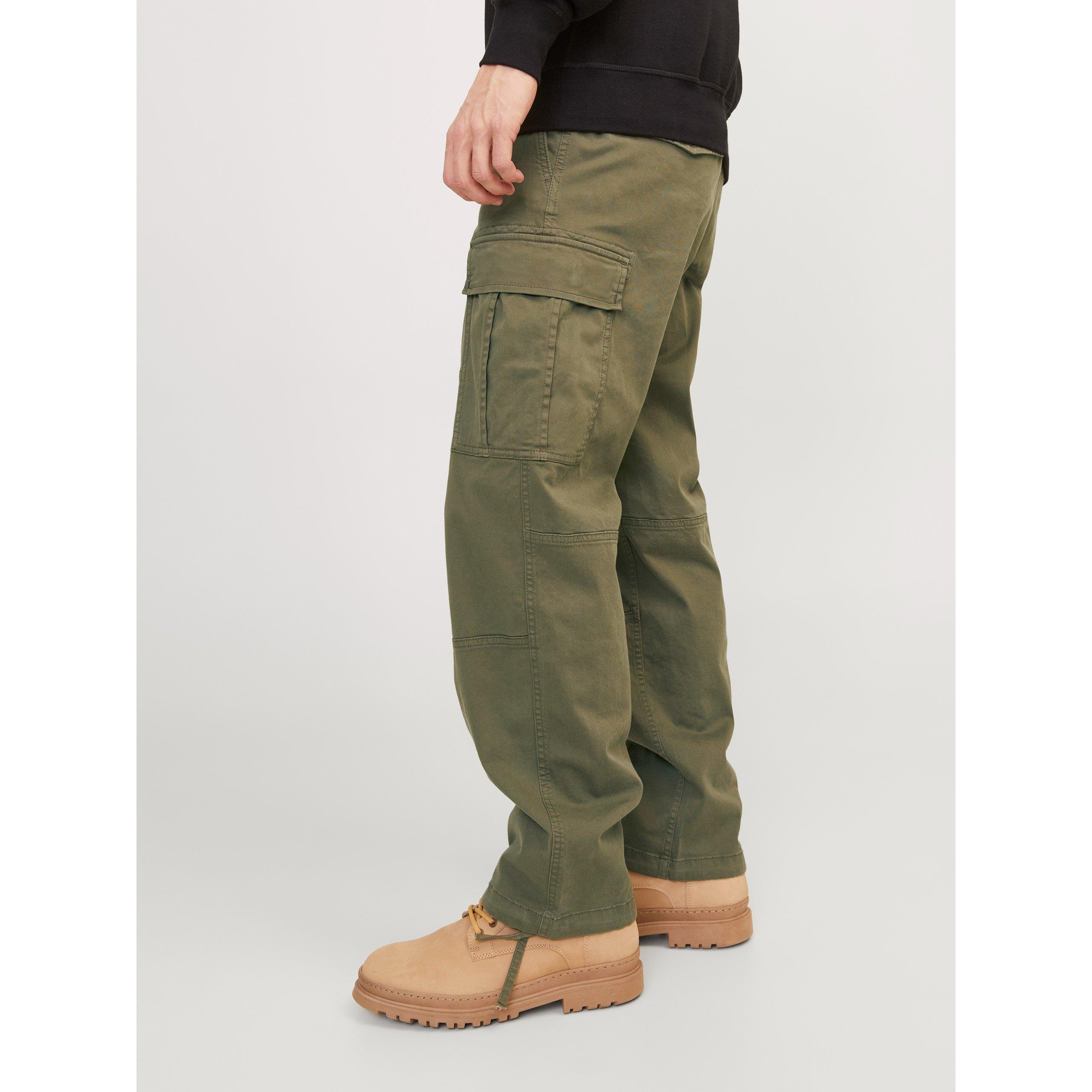 Stoffig Groen - Jack and Jones - Harlow Cargo Trouser - 4