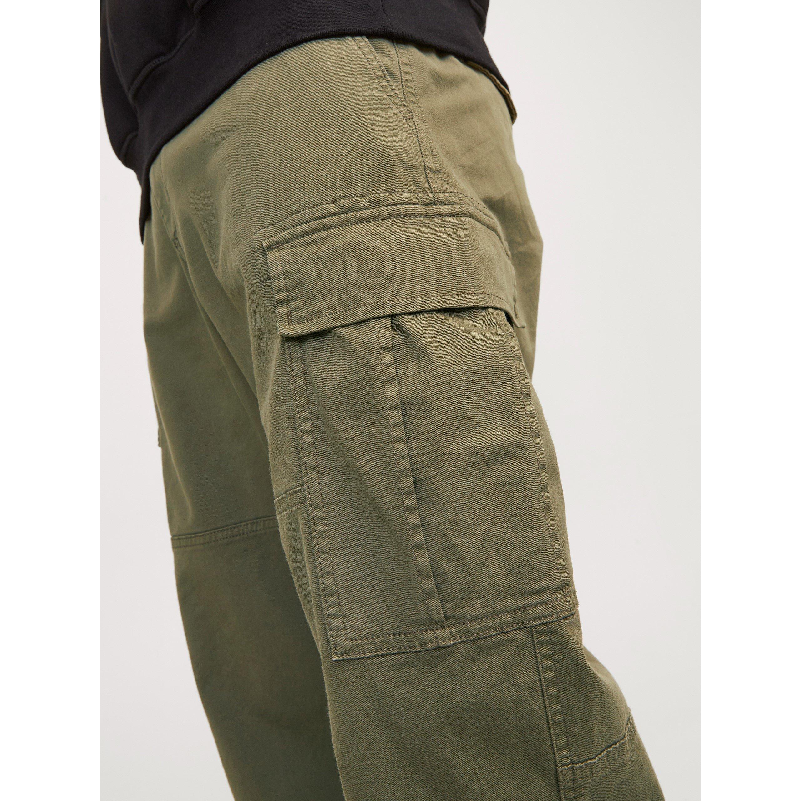 Stoffig Groen - Jack and Jones - Harlow Cargo Trouser - 5