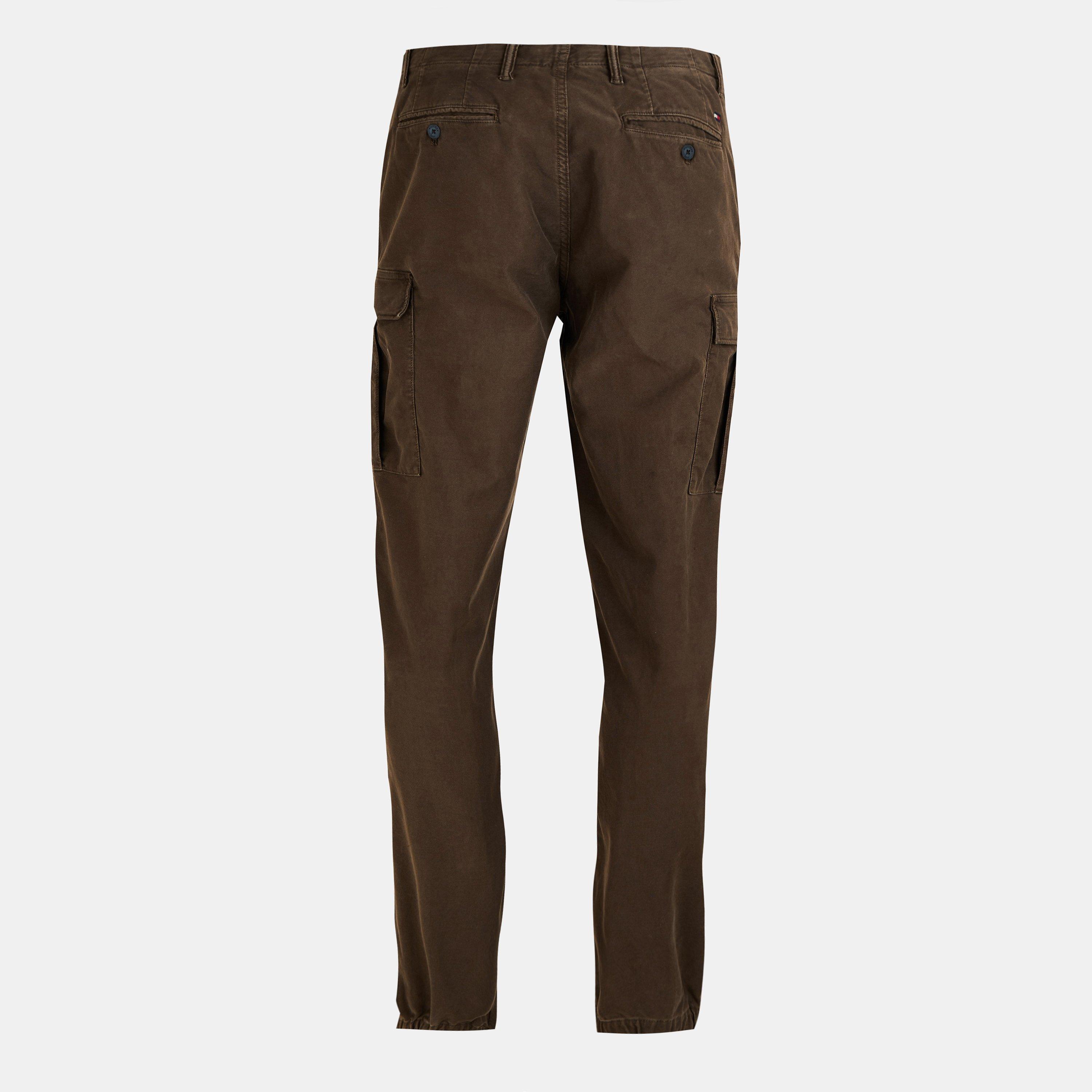 Army Green - Tommy Hilfiger - Men's Cargo Trousers - 2