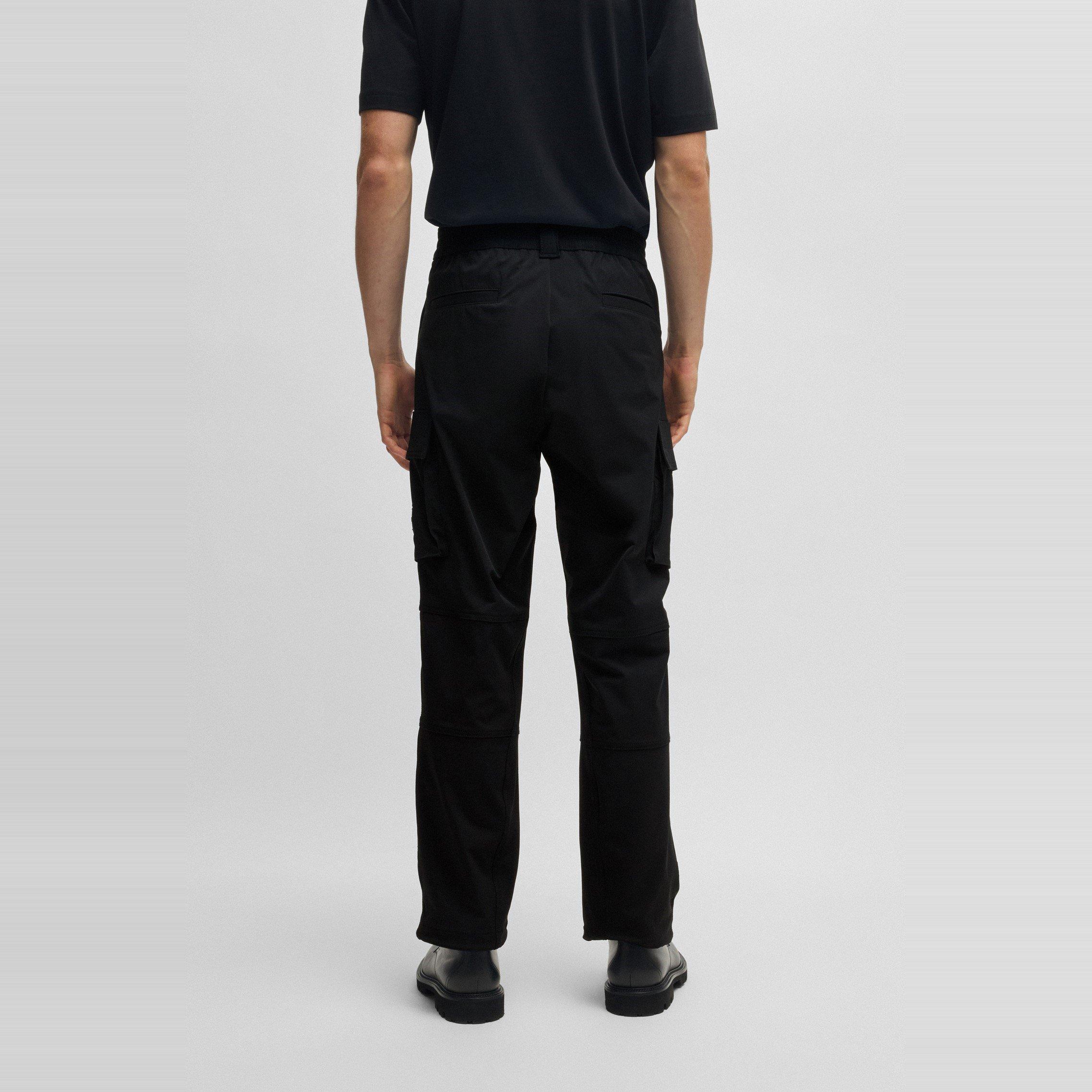 Black 001 - Boss - Men's Skaty-Cargo Cargo Trousers - 3
