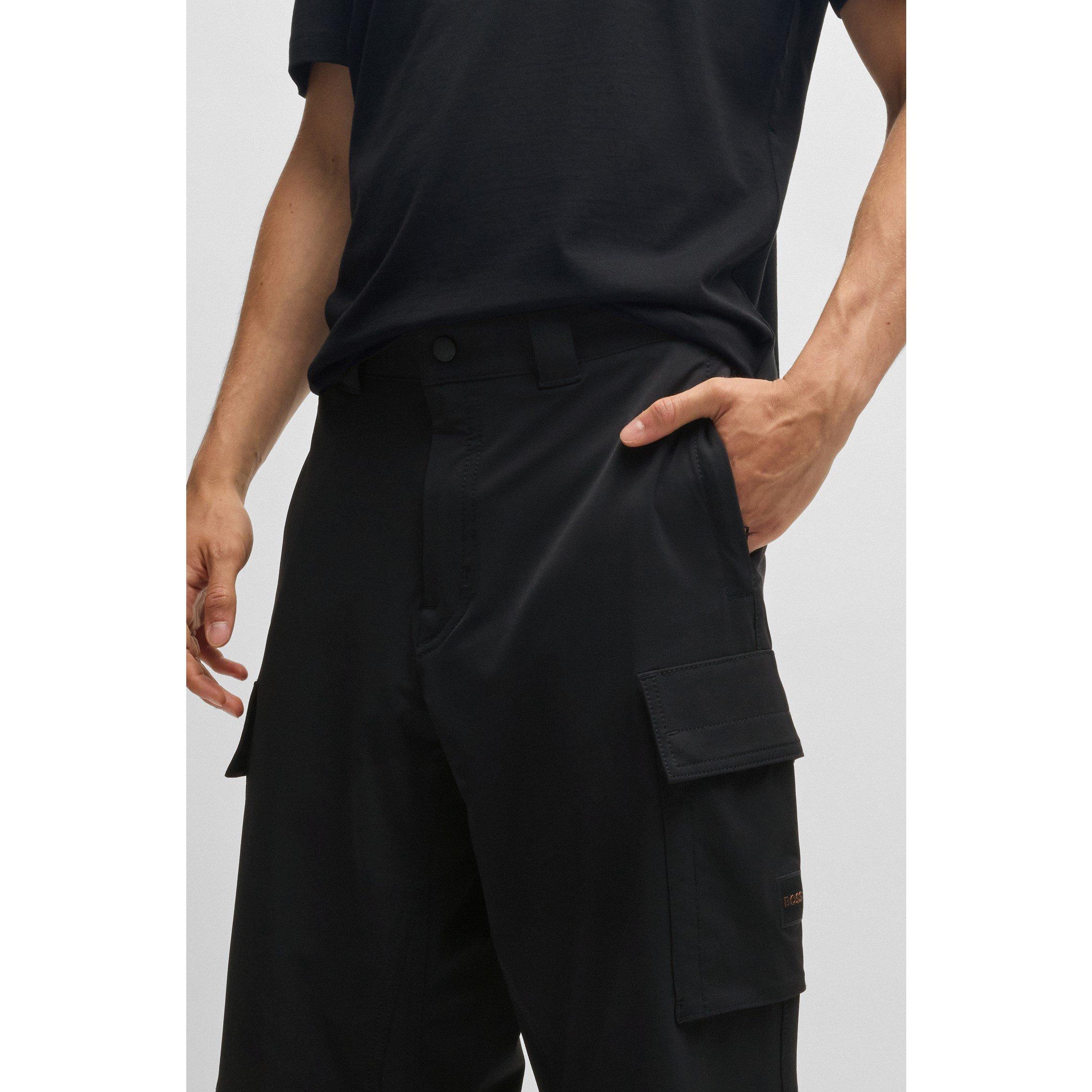 Black 001 - Boss - Men's Skaty-Cargo Cargo Trousers - 4