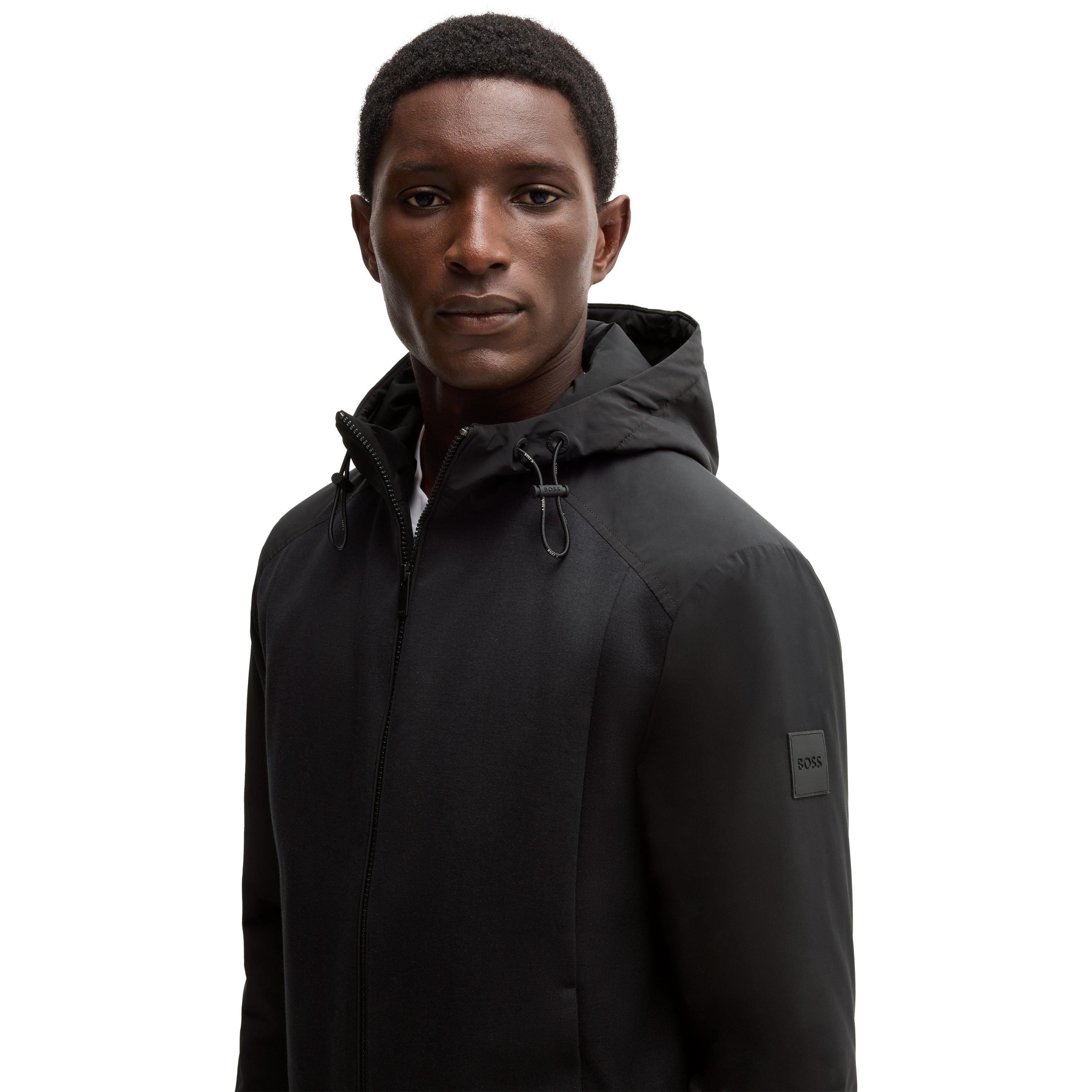 Black 001 - Boss - Men's P-Steele 224 Zip Hoodie - 4
