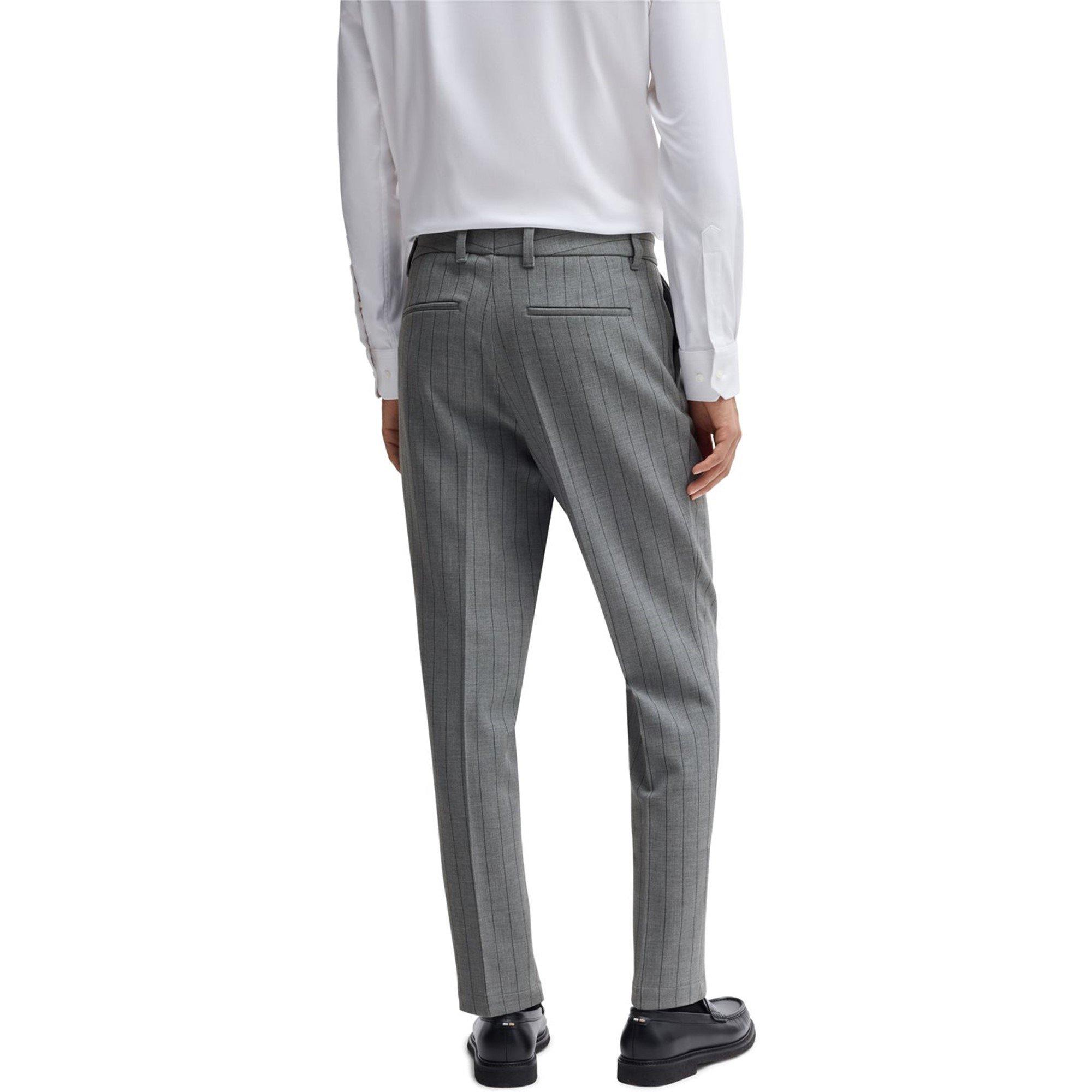 Medium Grey 030 - Boss - Men's HBB Slim Fit Trousers - 3