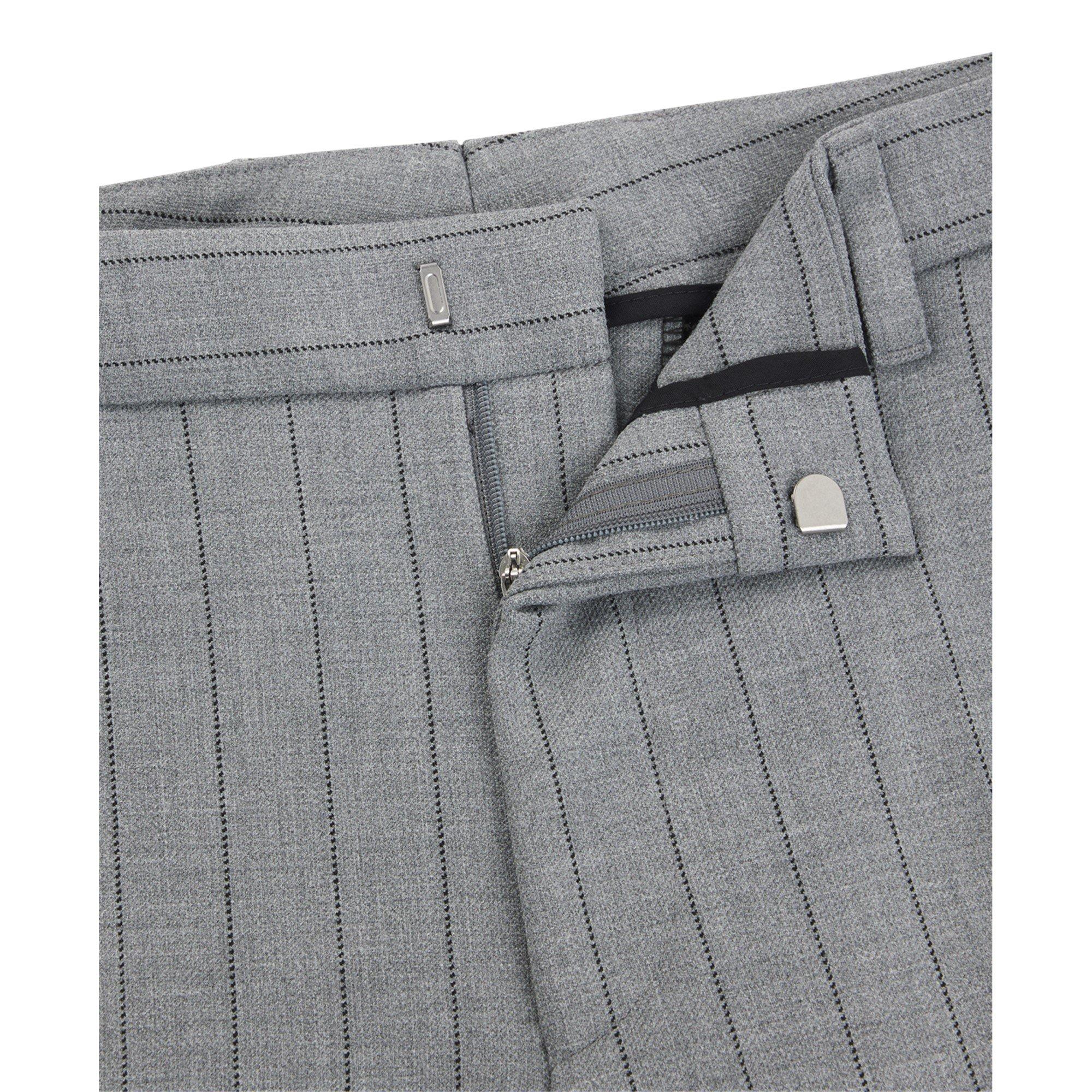 Medium Grey 030 - Boss - Men's HBB Slim Fit Trousers - 5