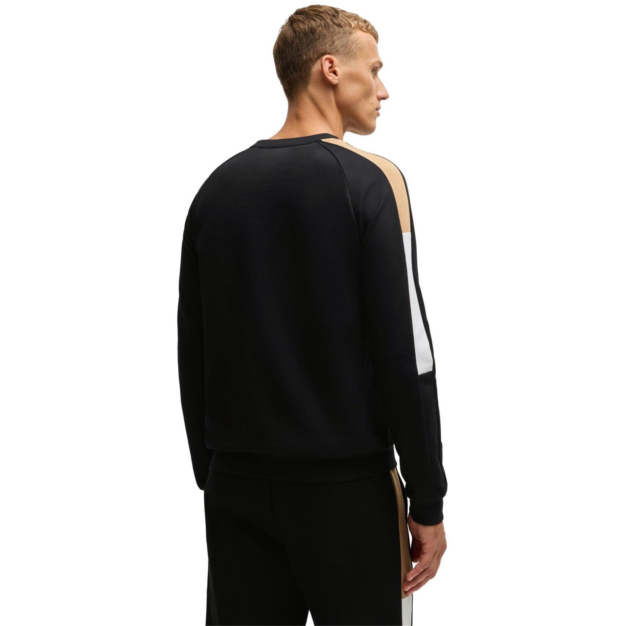 Black 001 - Boss - Men's BW Iconic Sweatshirt, Iconic Design - 4