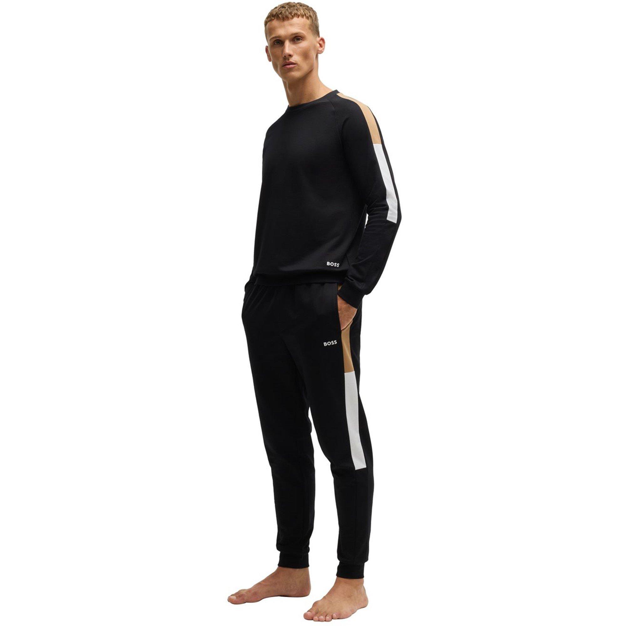 Black 001 - Boss - Men's BW Iconic Sweatshirt, Iconic Design - 6