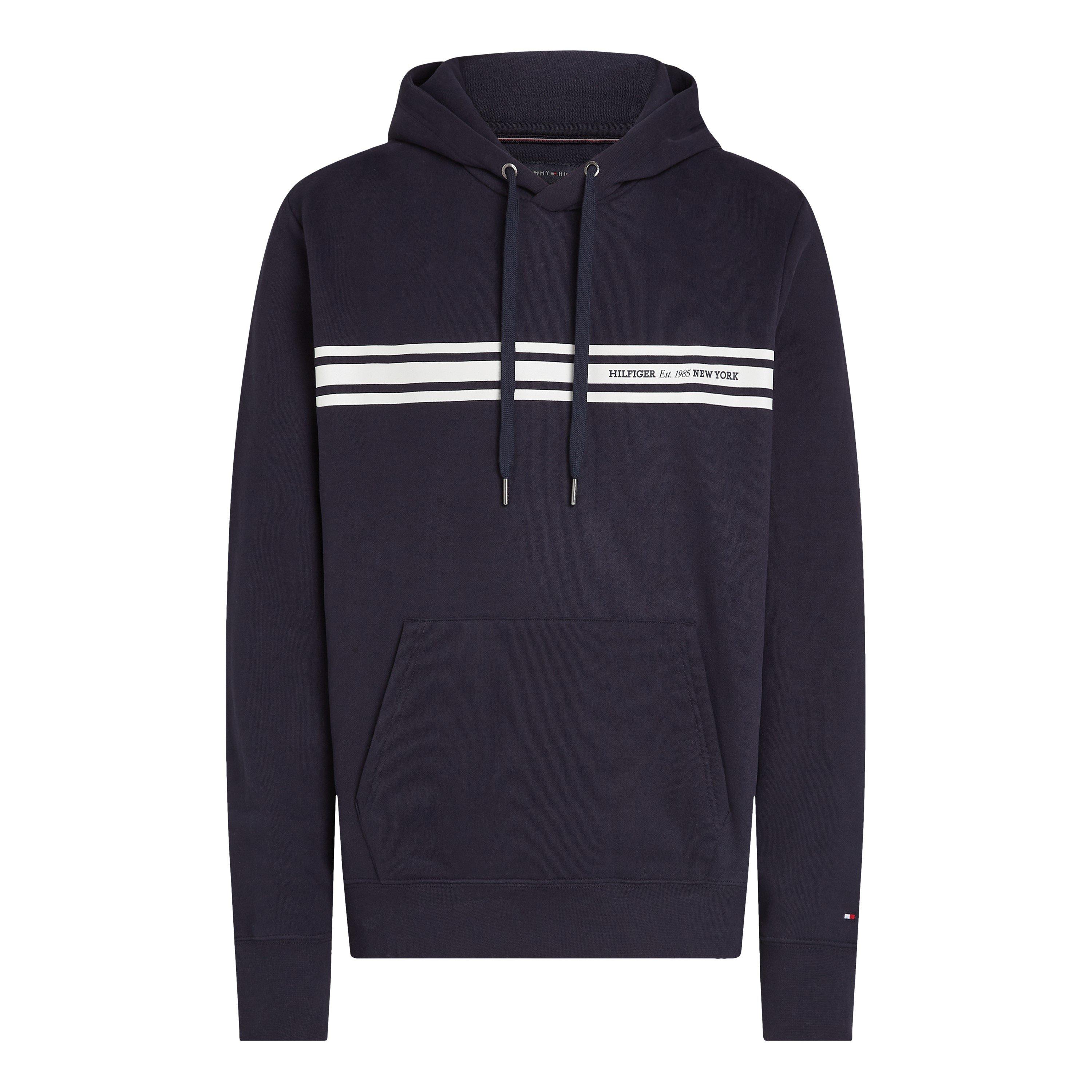 Desert Sky DW5 - Tommy Hilfiger - Men's Central Chest Stripe Hoodie - 1