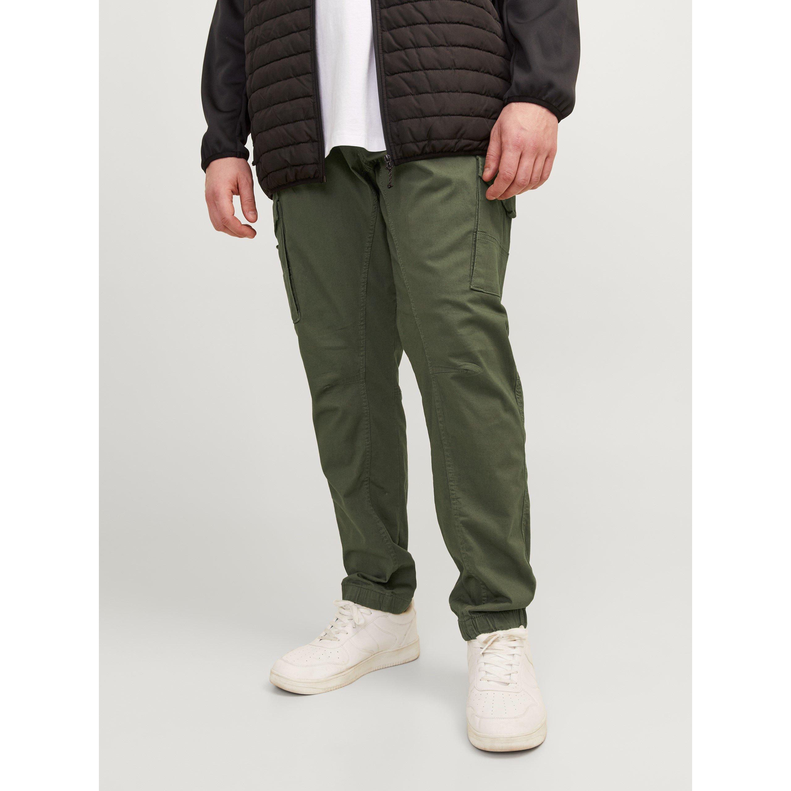 Maslinasta noć - Jack and Jones - Flake Cargo Trouser Mens Plus Size - 5