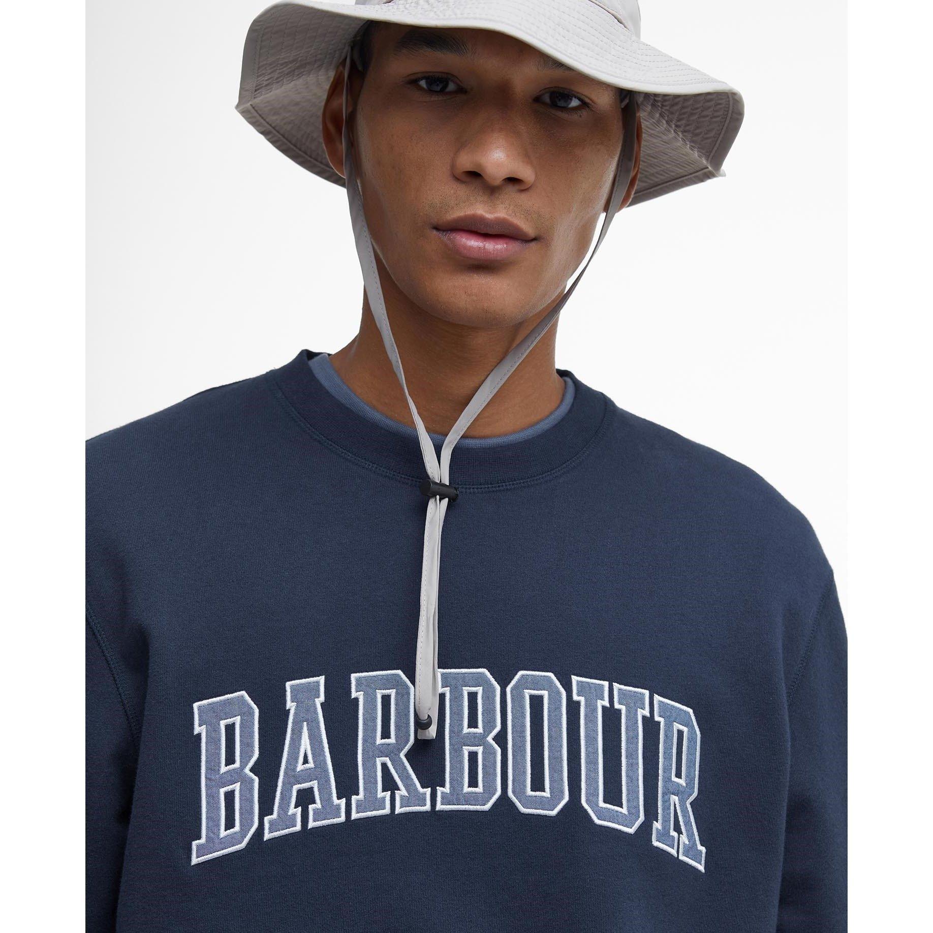 Navy - Barbour - Skipton Relaxed Sweatshirt - 4