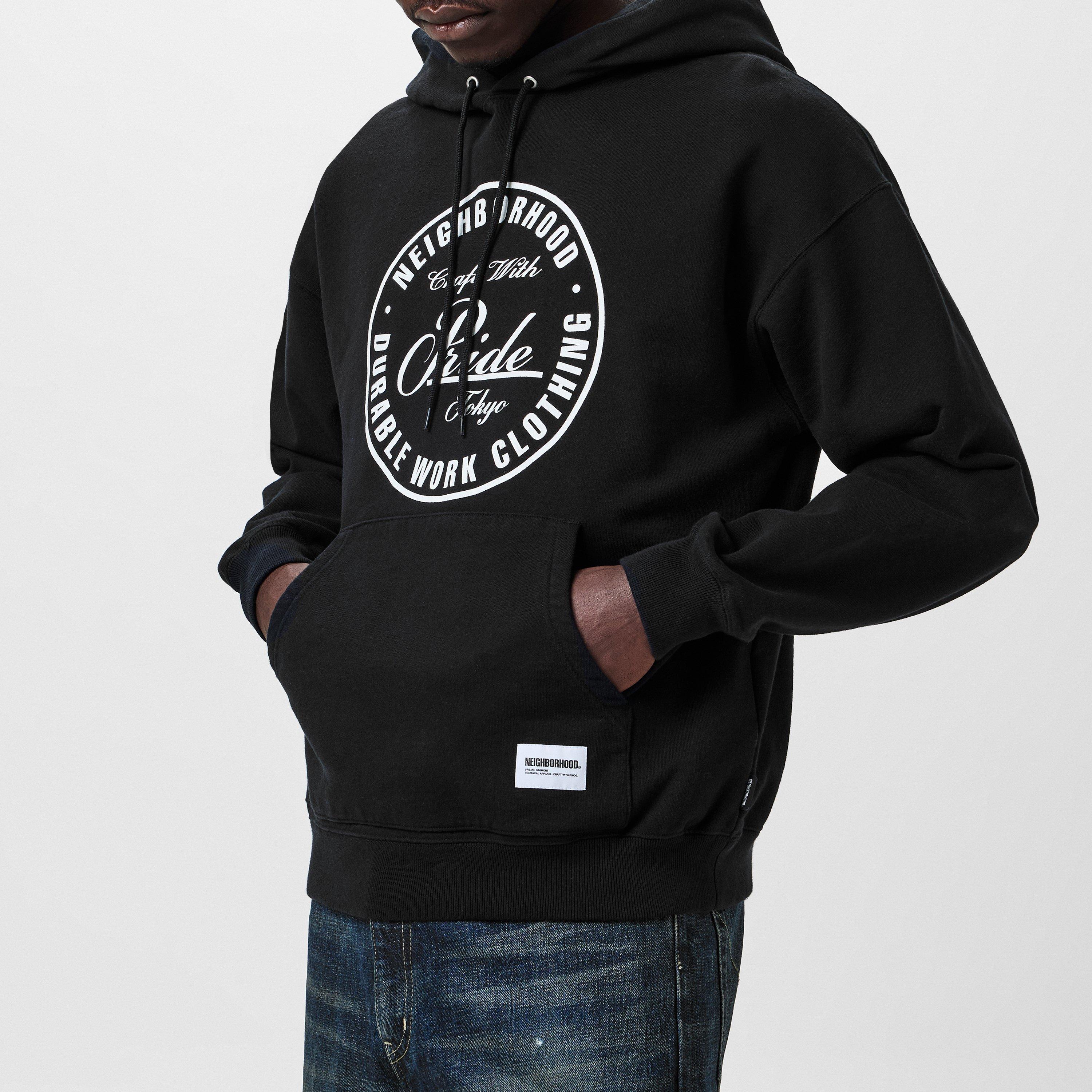Black - Neighborhood - Men's Neighbourhood Classic Pull Over Hoodie - 2