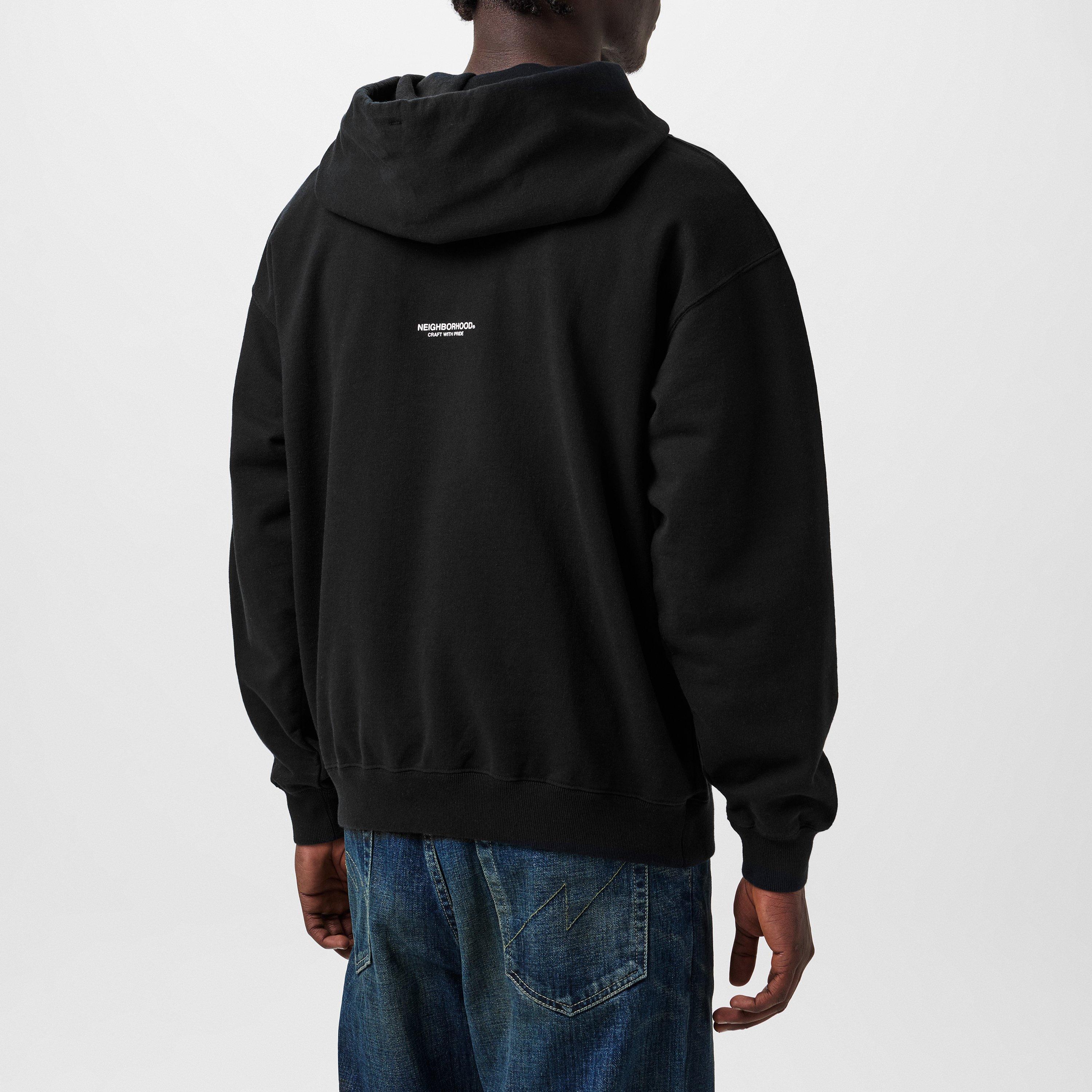 Black - Neighborhood - Men's Neighbourhood Classic Pull Over Hoodie - 3