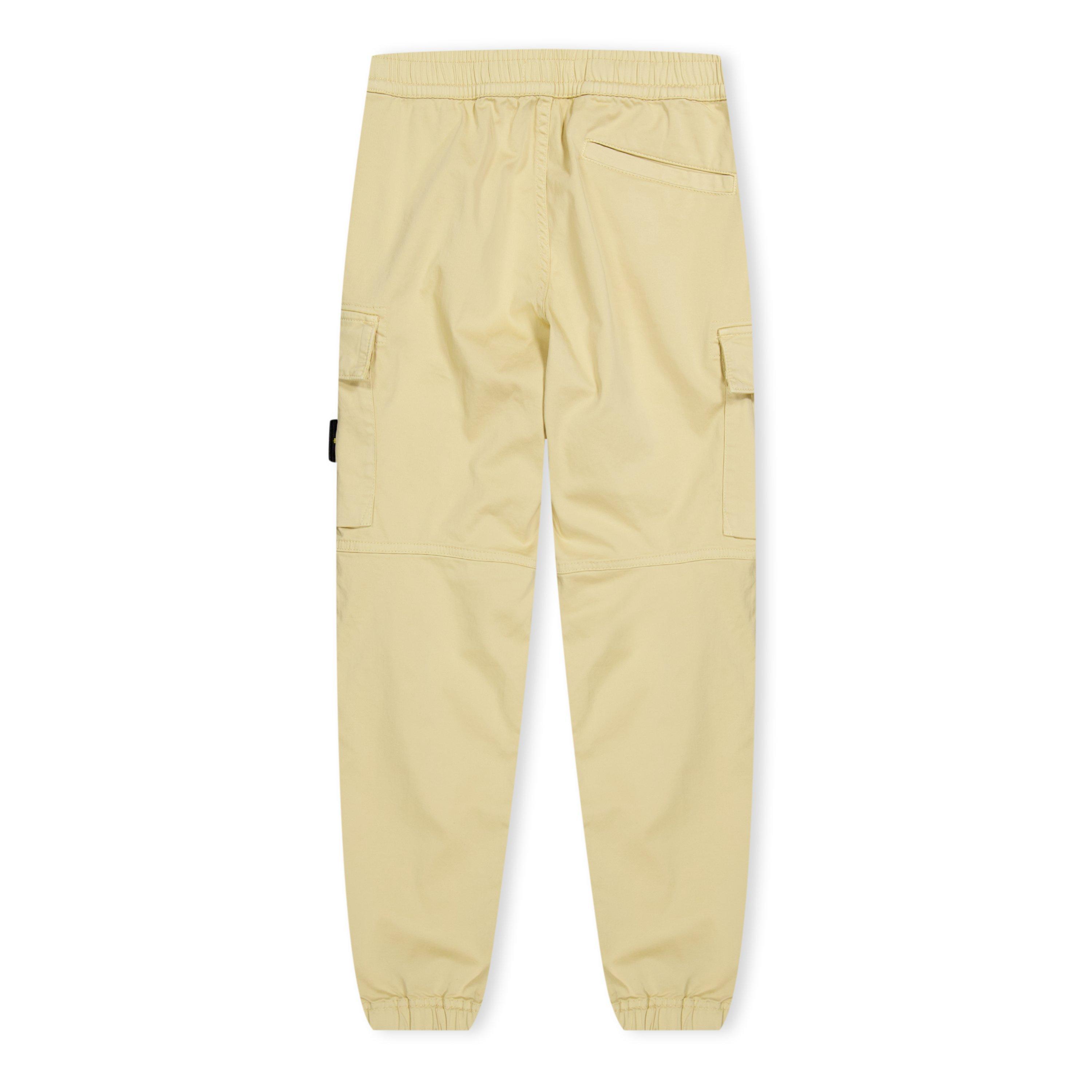 Nat Beige V0091 - Stone Island - Badge Cargo Trousers Juniors - 2
