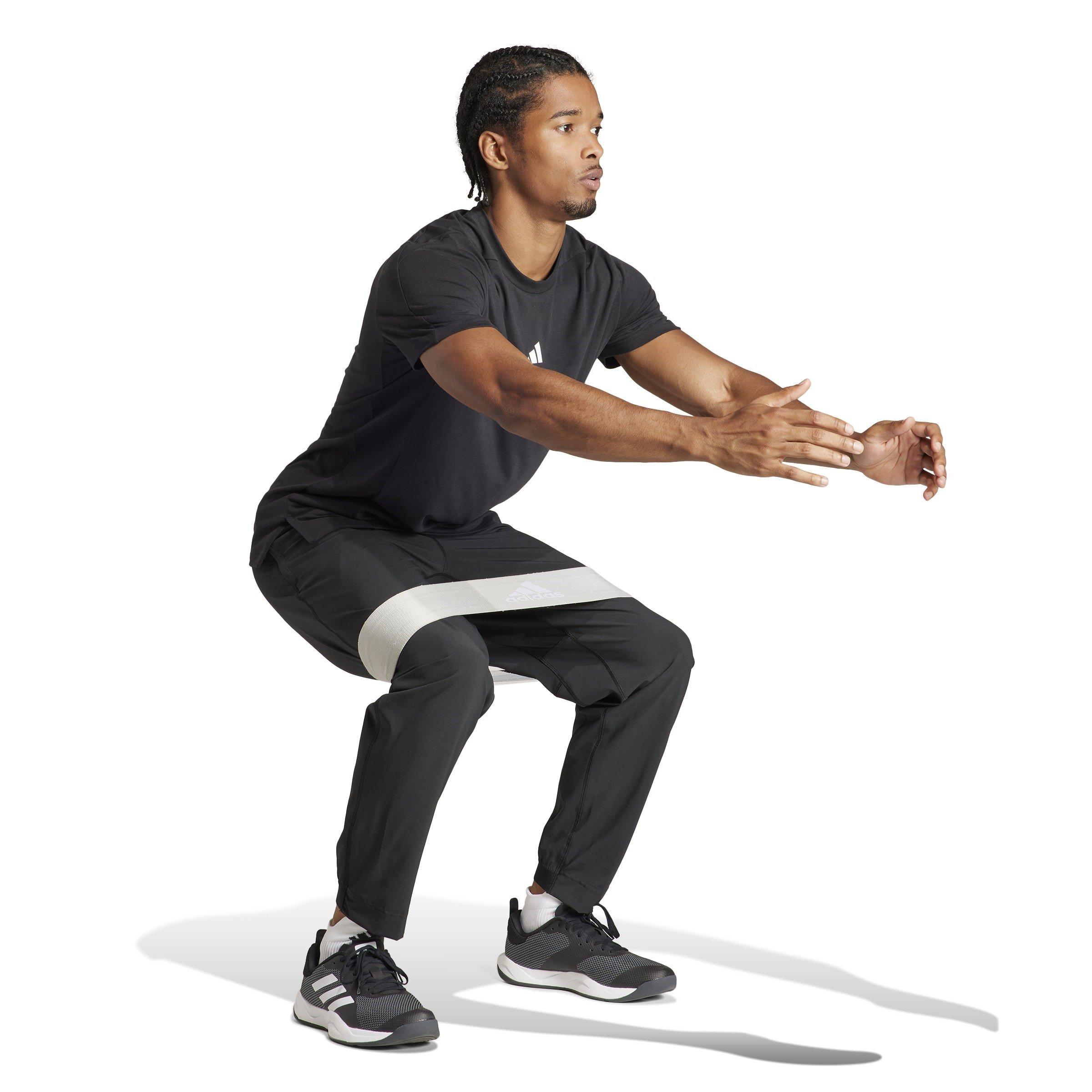 Black/White - adidas - Train Essentials Mens Training Woven Pants - 4